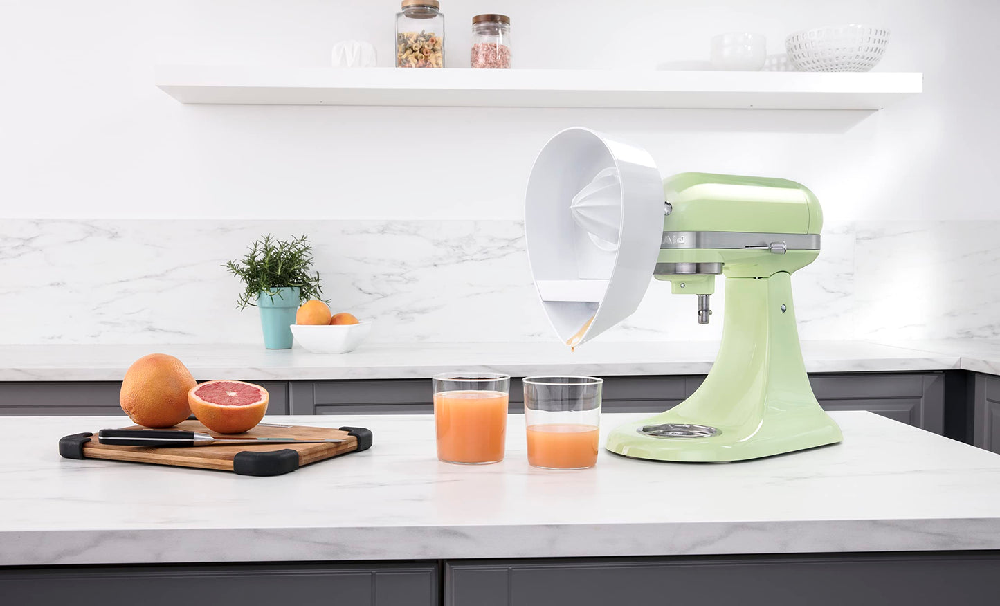 KitchenAid White Citrus Juicer Attachment for KitchenAid Stand Mixers, JE