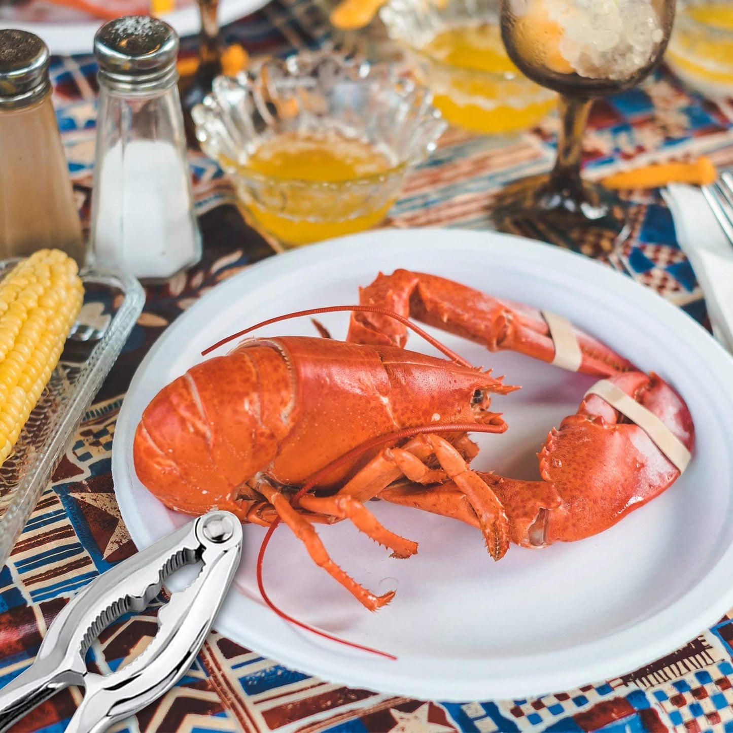 32 Pcs Crab Crackers and Tools, Crab Crackers Sets, Lobster Cracker, Heavy Duty Seafood Tools, Nut Cracker Set