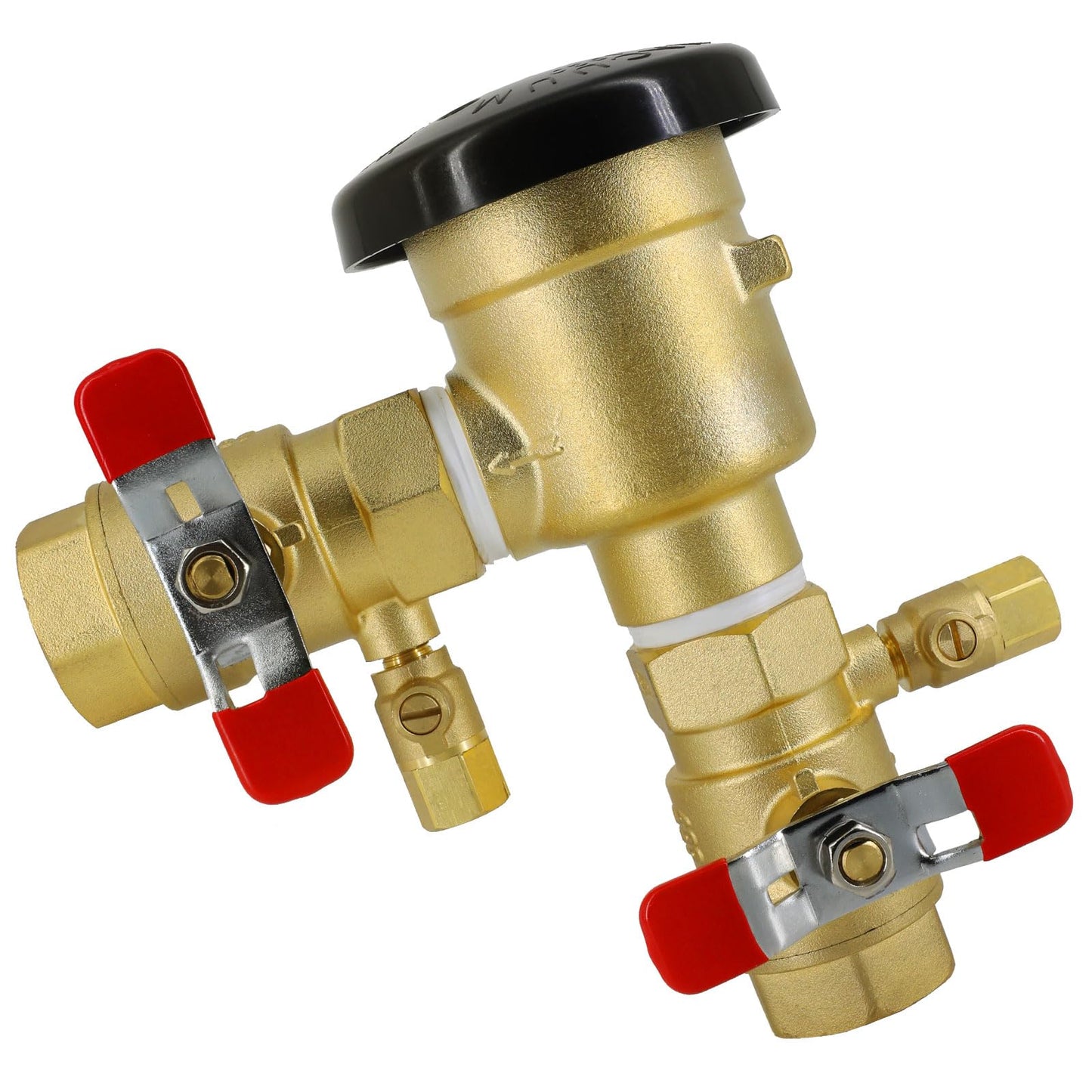 1" 720A 1-720A Pressure Vacuum Breaker Assembly,Brass Irrigation Backflow Preventer Valve for Lawn Irrigation System, Garden Sprinkler, Outdoor Water Line, Anti-Siphon Protection MAX 400PSI