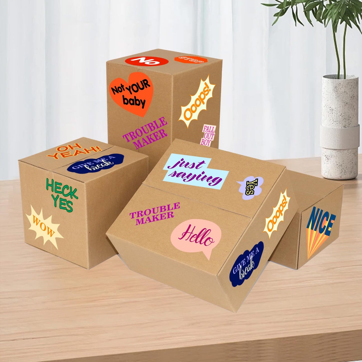 DEZIBOX 10x7x6 Inches Shipping Boxes Medium 30 Pack, Brown Corrugated Cardboard Boxes for Packaging Small Business Mailing