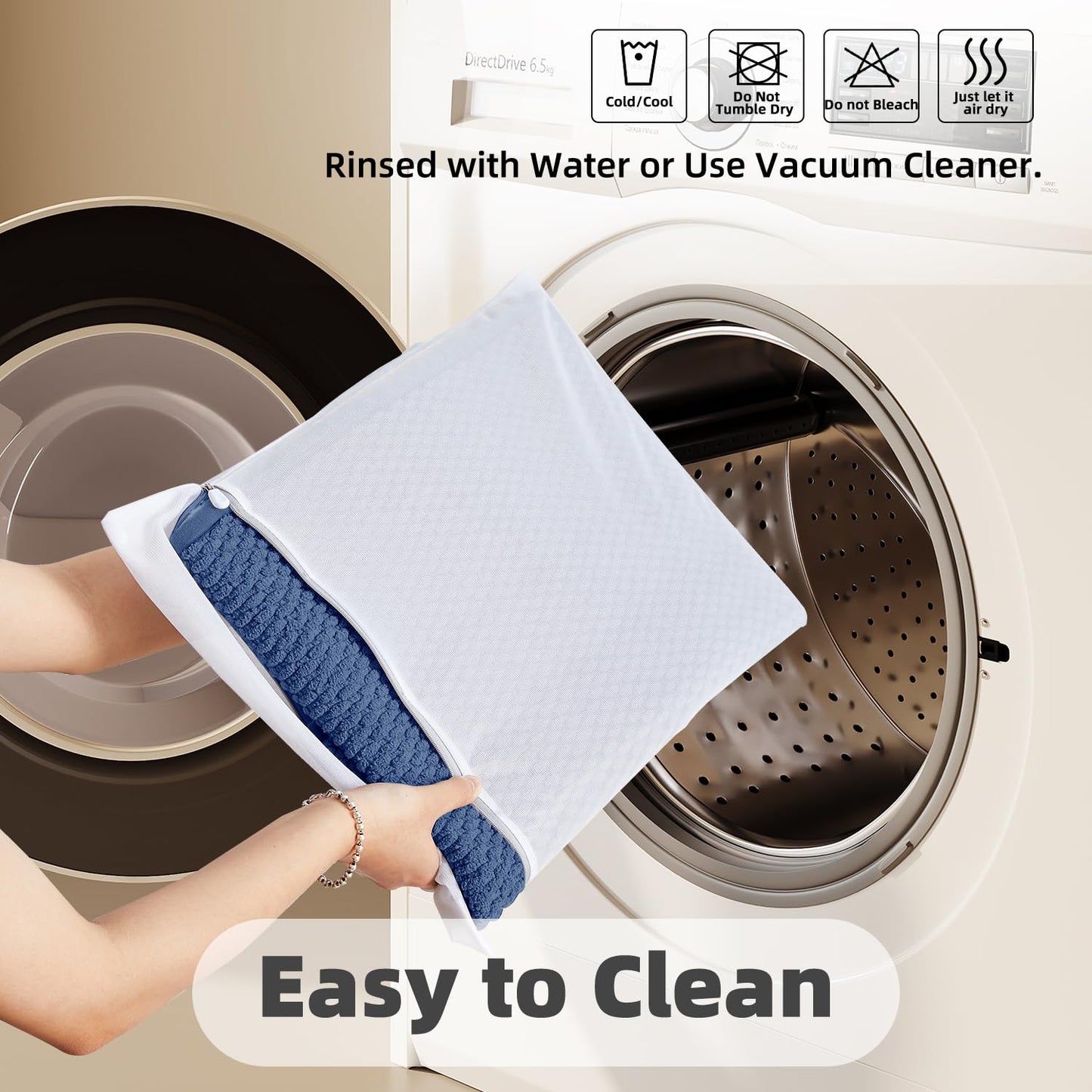 TYUU Bathroom Rugs Non Slip Washable, Super Absorbent Thin Bath Mat Quick Dry Low Pile Bathroom Rug, Navy Blue 24"x36"