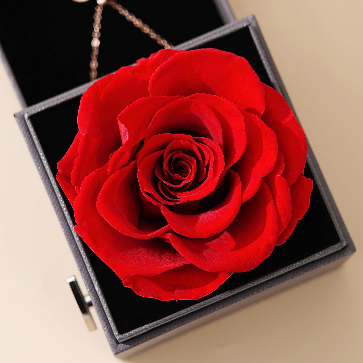 ADDWel Gifts for Mom Birthday Mothers Day, Real Preserved Rose Gift with I Love You Mom Necklace and Music Box You are My Sunshine, Timeless Elegant Gifts from Husband Son or Daughter for Moms Bday