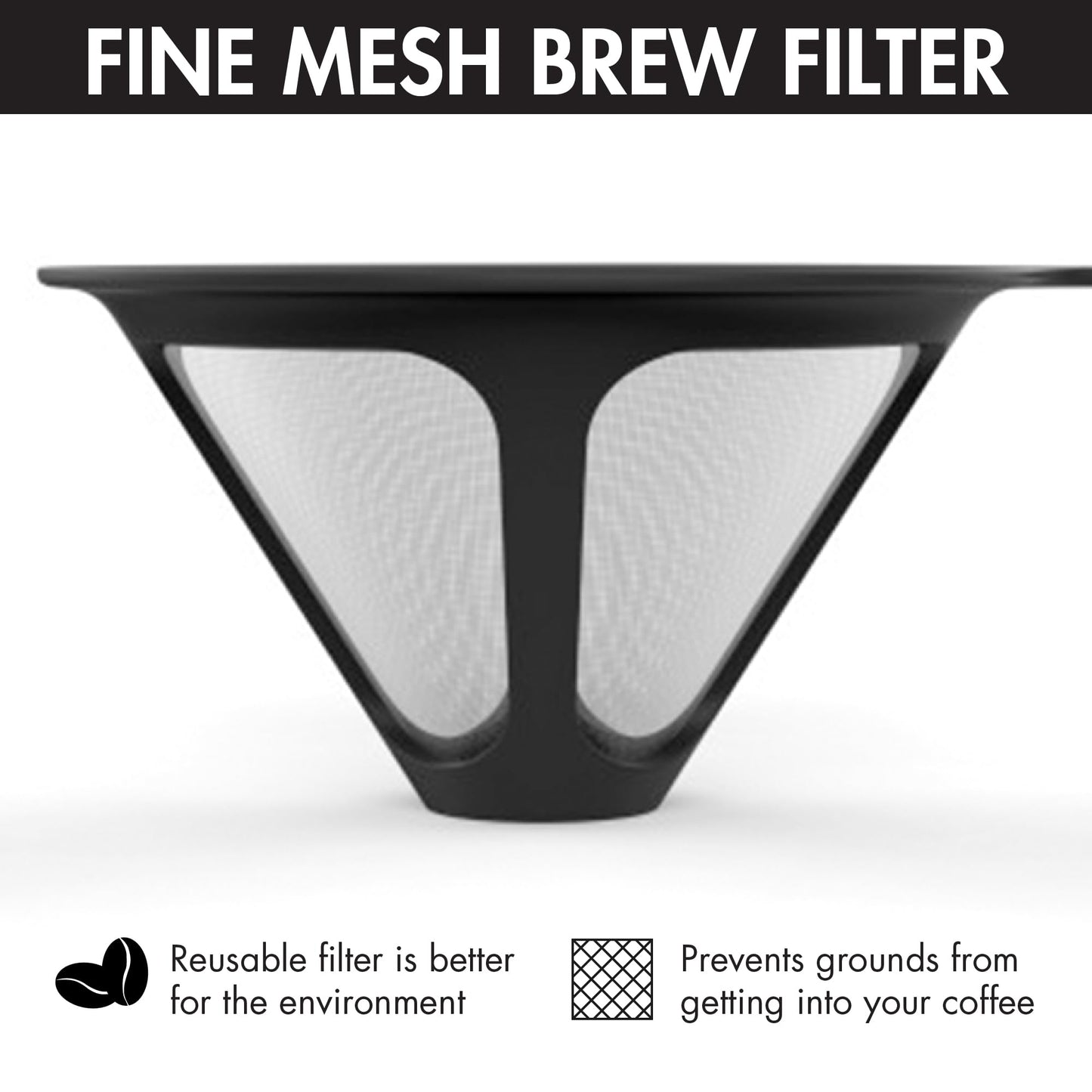 Primula Park Pour Over Park Set with Permanent Reusable Removable Ultra Fine Micro Mesh Stainless Steel Filter, Coffee Dripper Pour Over Maker Brewer Pot, Borosilicate Glass, Easy to Use, 36 oz