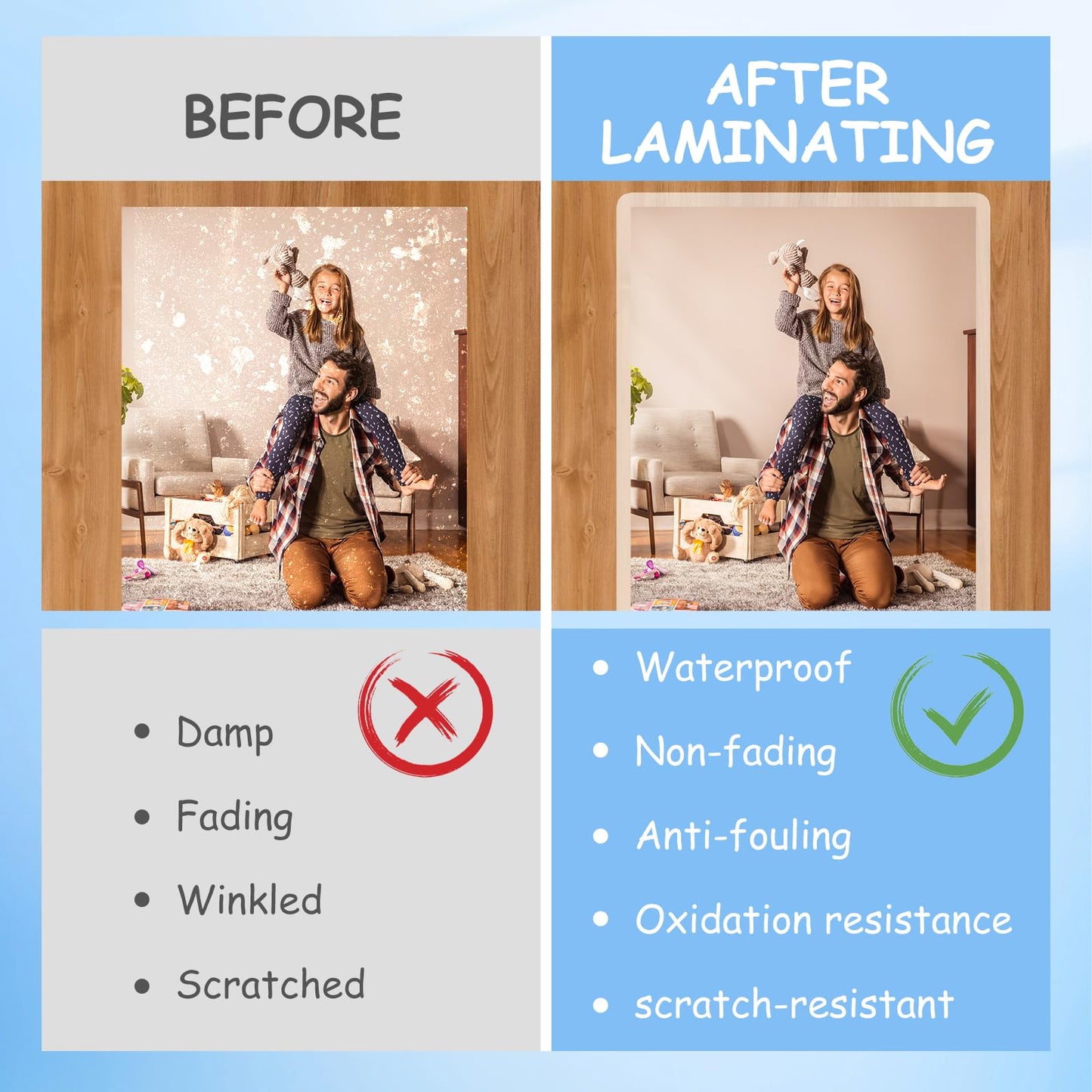 [5mil 200 Pack] InpourPack Laminating Pouches, 5 Mil Clear Thermal Laminating Pouches 9 x 11.5 Inch Laminating Sheets for Laminator, Holds 8.5 x 11 Inch Sheets