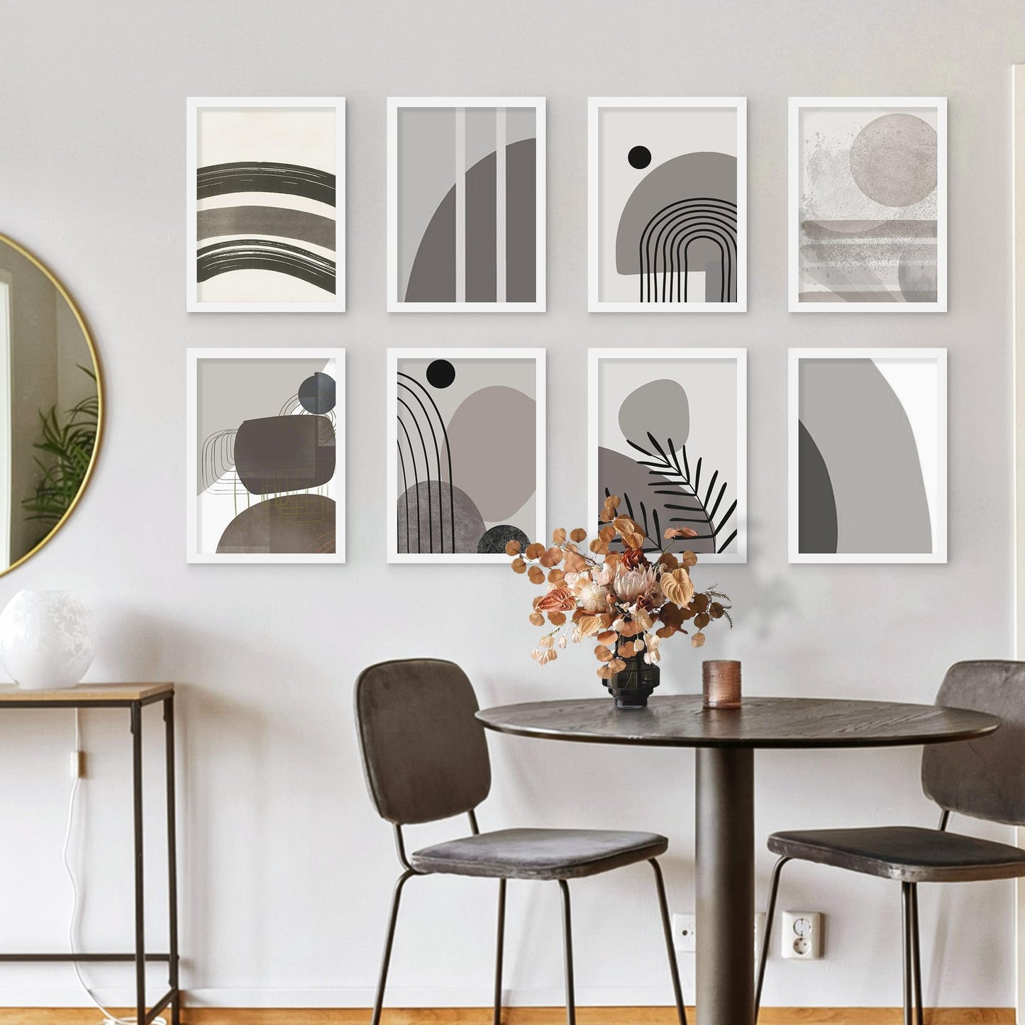 Fisnish 24x36 Poster Frame White, Poster Frames 24 x 36 inches or 24x36 Picture Frames with HD Plexiglass Durable and Scratch-proof for Horizontal or Vertical Wall Mounting, 1 Pack.