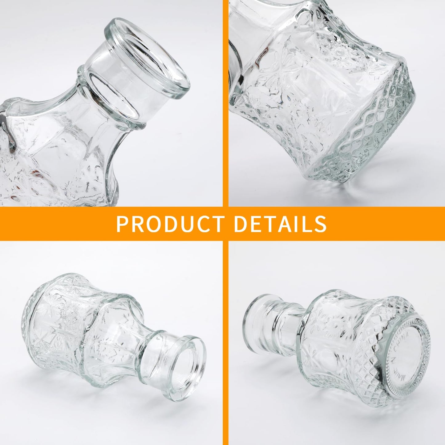 Brajttt Glass Bud Vase Set of 32 pcs,Bud Vases in Bulk,Small Vases for Centerpieces, Mini Flower Vase Bulk for Rustic Wedding Home Table Decorations