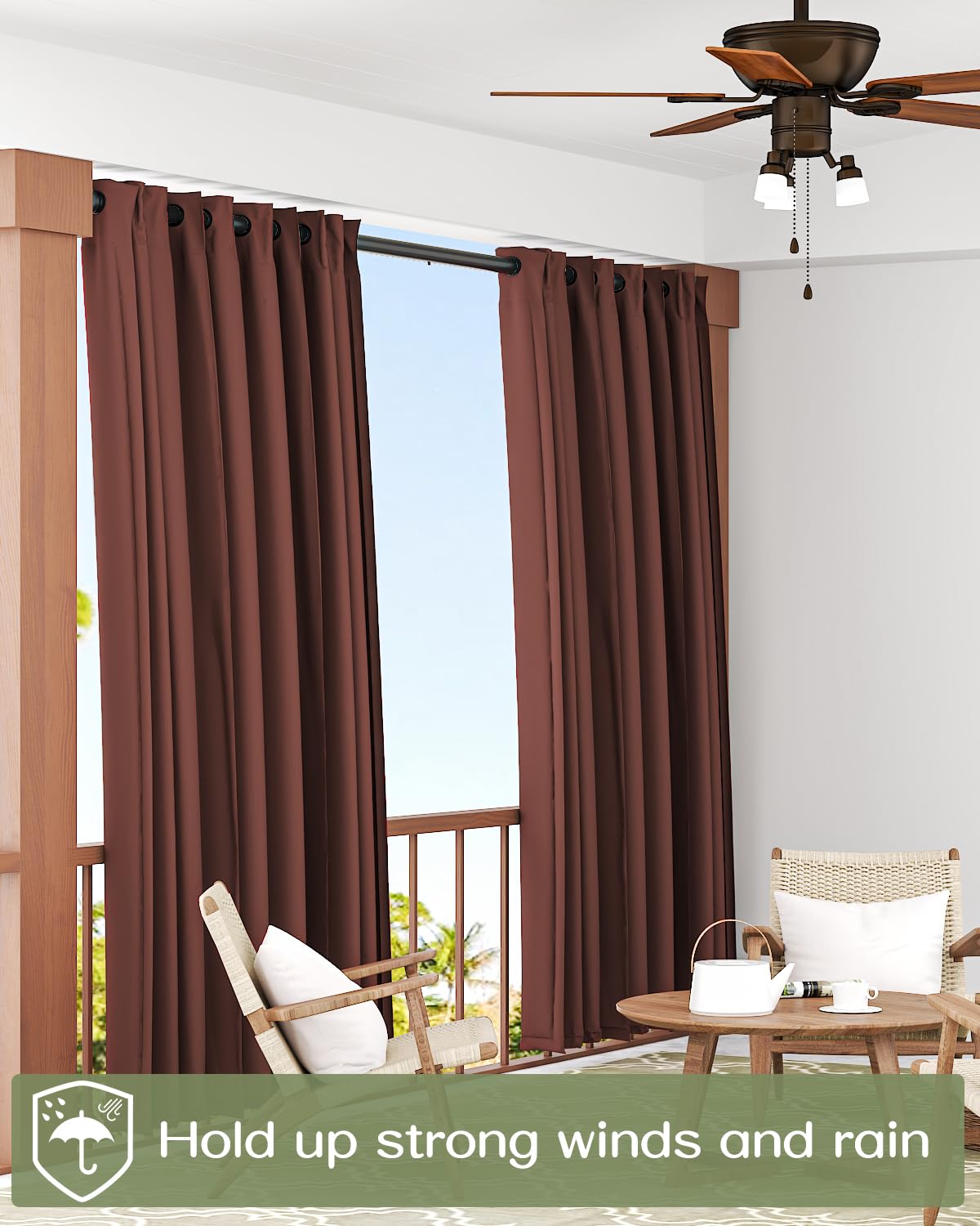ALLZONE Tension Curtain Rod for Window, 83-123 Inches, Heavy Duty Curtain Rods No Drilling, Non-Slip Bathroom Shower Tension Rod, Renter Friendly, Adjustable, Spring Loaded, Extra Long, Black