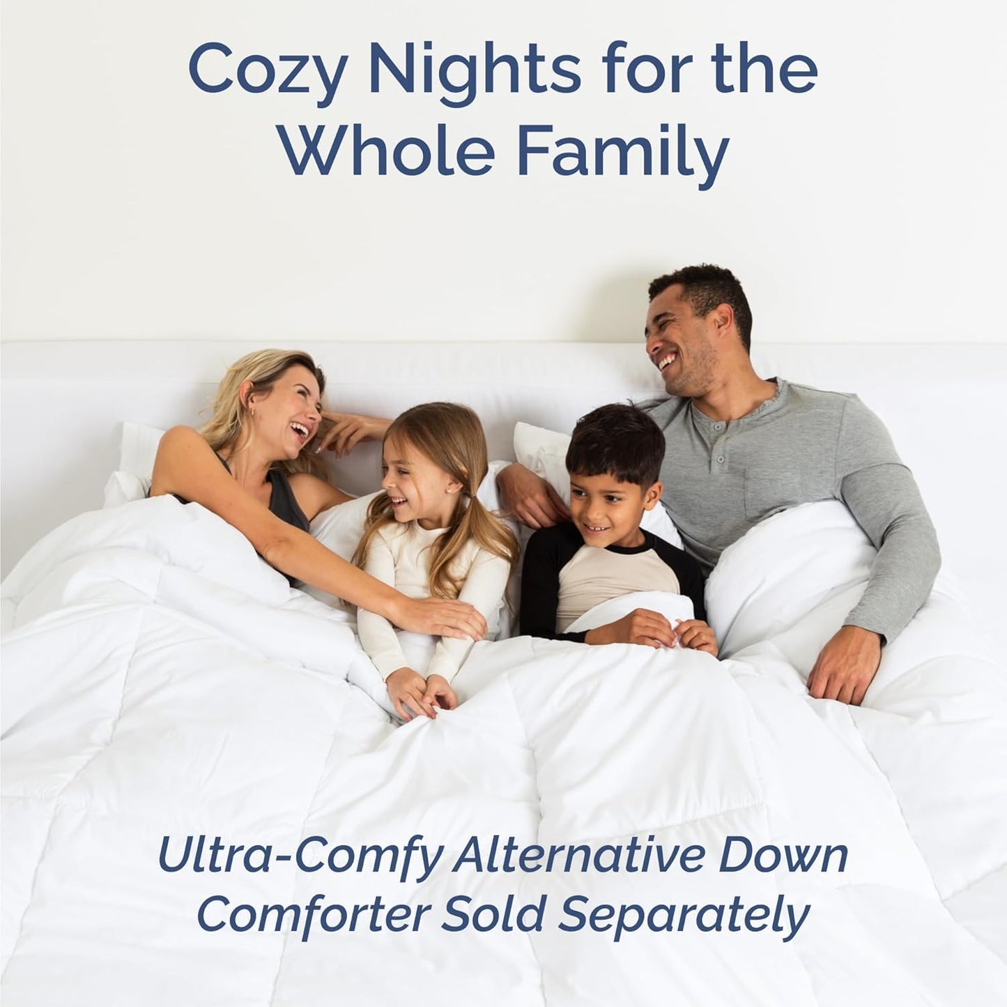 Queen 6 Piece Sheet Set - Comfy, Breathable & Cooling - Hotel Luxury Bedding for Women, Men, Kids, Teens and Children - 1 Flat & 1 Fitted Sheet & 4 Pillowcases w/ Deep Pockets - Wrinkle Free - White