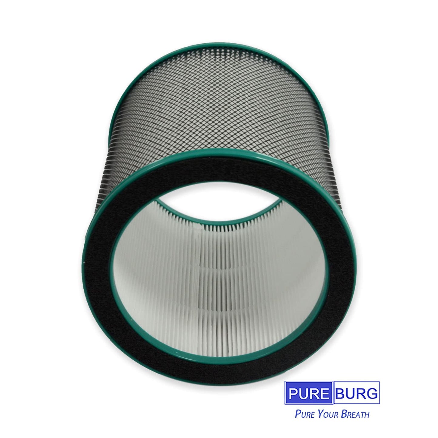 PUREBURG Replacement Filters Compatible with ULTTY R022 R22 SKJ-CR022D & MOONQUAKE Bladeless Tower Fan Air Purifier 2-in-1,2-Pack H13 HEPA Air Clean Dust