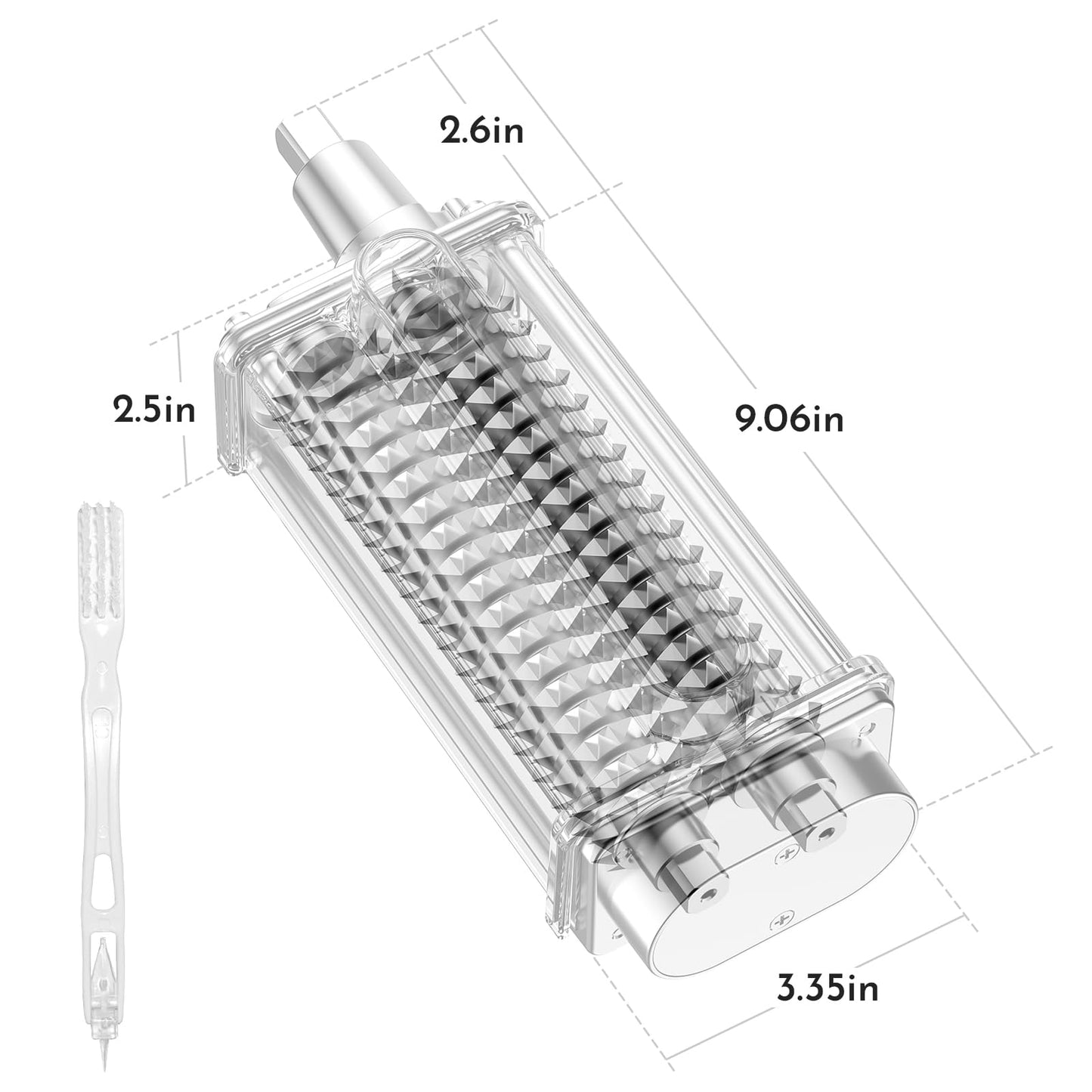 Tenderizer-Attachment-Kitchenaid-Household-Accesssories, Stainless Steel Gear for Kitchenaid Meat Tenderizer, Meat Tenderizer Machine by Gvode