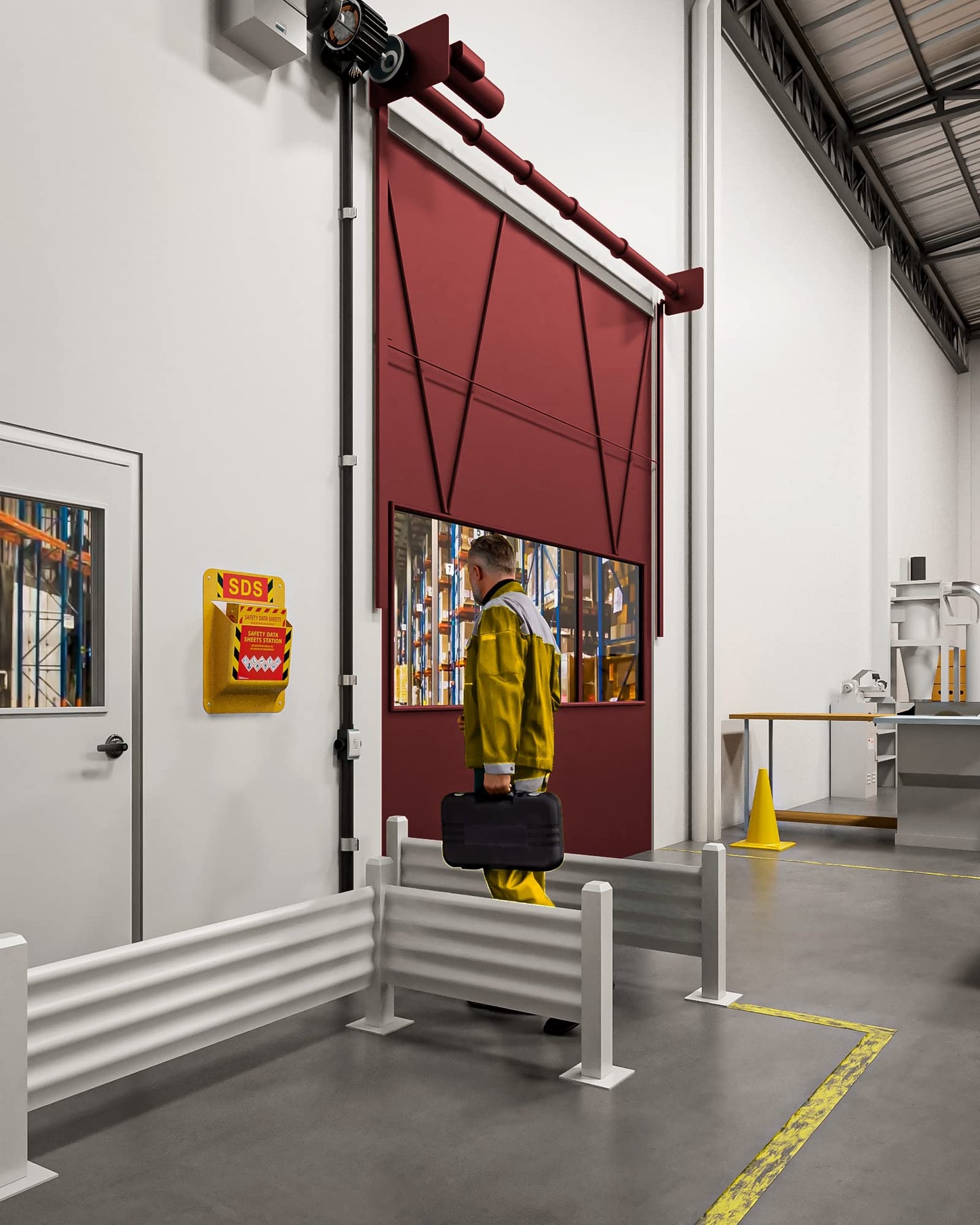 Yellow Safety (YS), 3 Pack, SDS Binder - 2024 Requirements, Heavy Duty 1.5 Inch, 3 Ring Safety Data Sheet SDS Binder