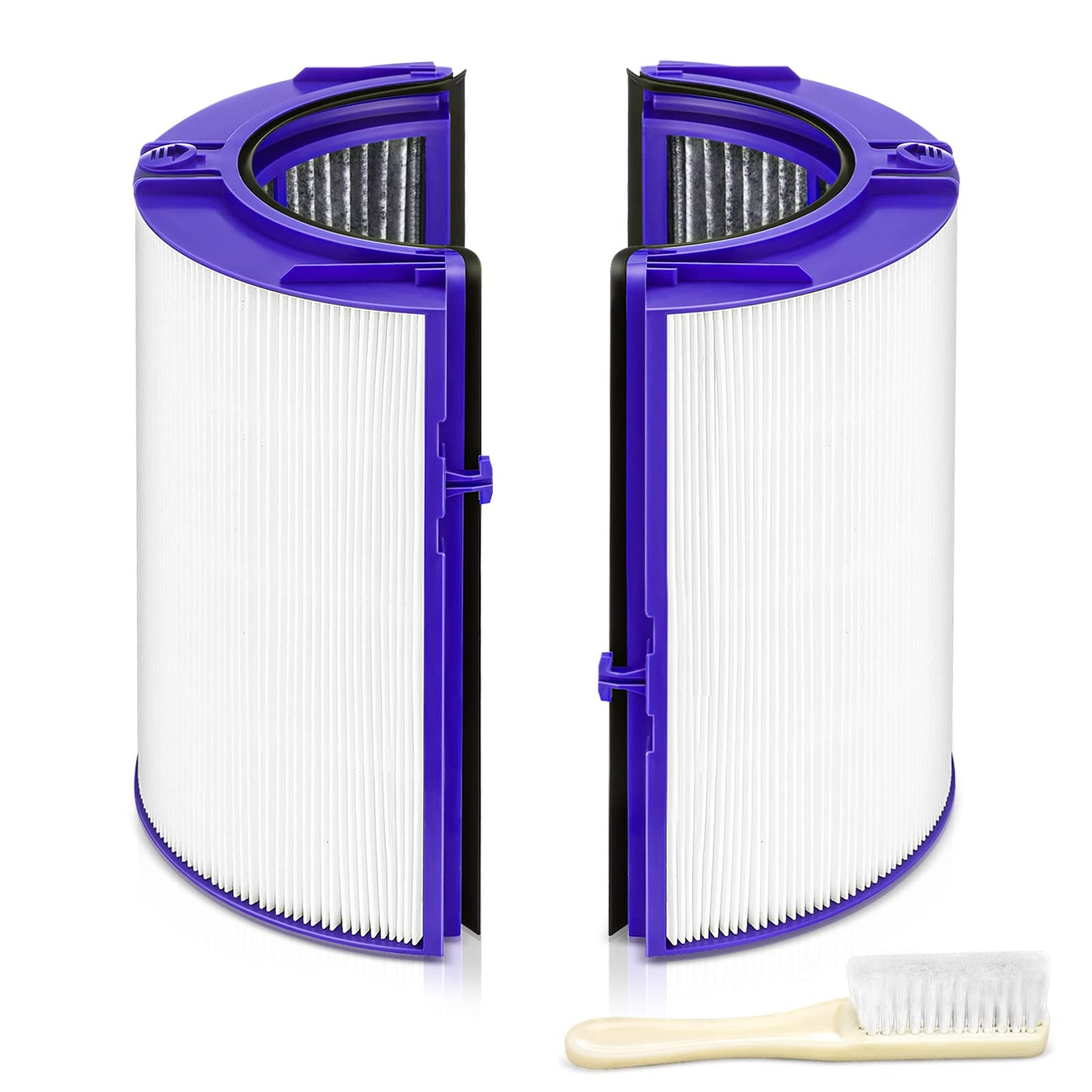 Combi 360°Glass HEPA+Activated Carbon Filter For Dyson HP1 TP09 TP07 TP06 TP04 TP10 TP7A HP04 HP06 HP07 HP09 HP10 HP4A HP7A PH01 PH02 PH03 PH04 PH3A DP04 PC1 Air Purifier, #965432-01