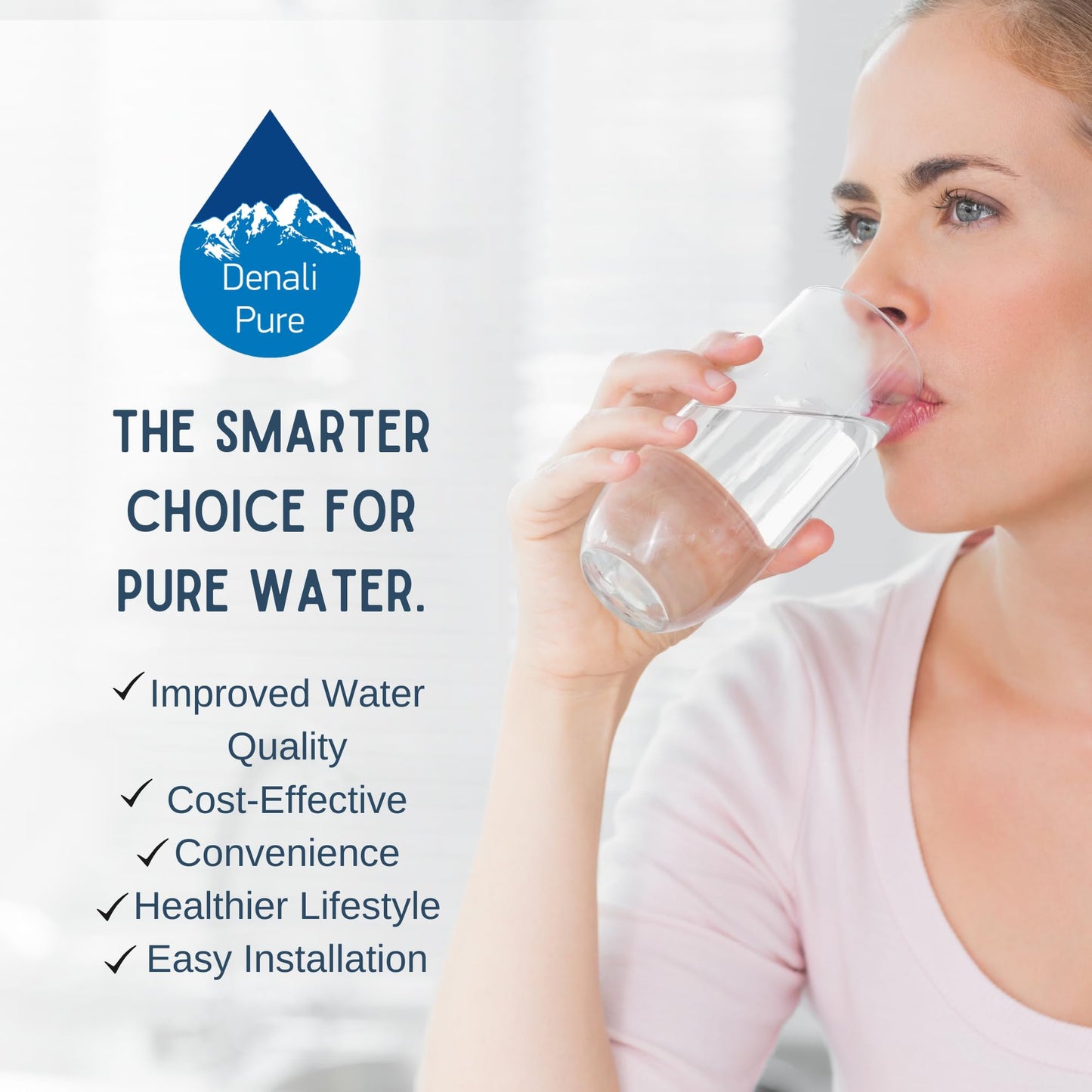 3-Pack Replacement for Bosch B22CS30SNS-01 Refrigerator Water Filter - Compatible with Bosch ULTRACLARITY, 644845 Fridge Water Filter Cartridge