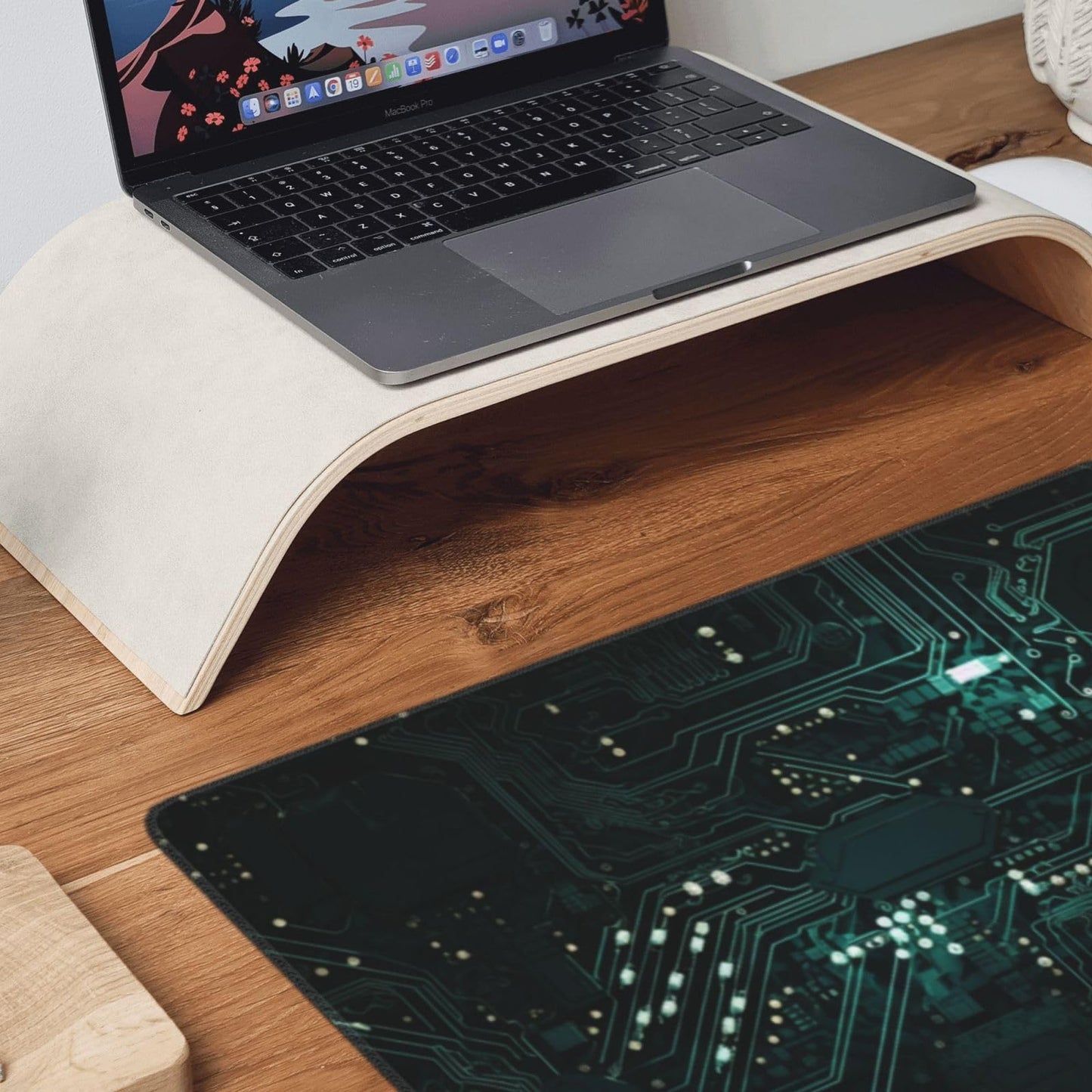 AQQA 3XL Huge Mouse Pads Oversized (48"x24") - Extra Large Gaming XXXXL Mouse Pad for Full Desk - Mousepad with Stitched Edges Non-Slip Rubber Base,Desk Mat for Laptop,Computer & PC, Animated Style
