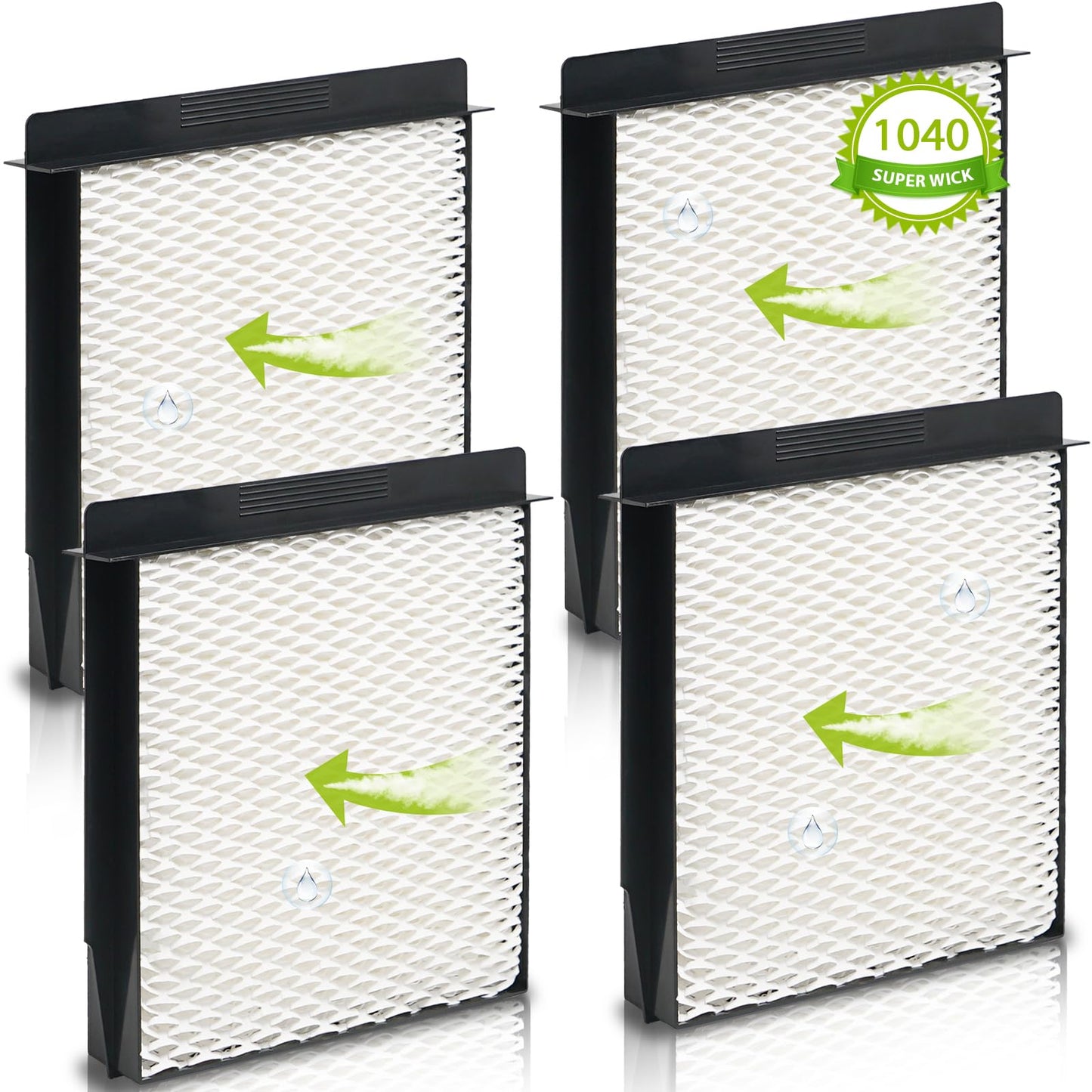 1040 Super Wick Humidifier Filter Replacement Compatible with Aircare Essick Air 3D6100 5D6700 76D100 CM330ABLK CM330AWHT CM330DBLK CM330DWHT