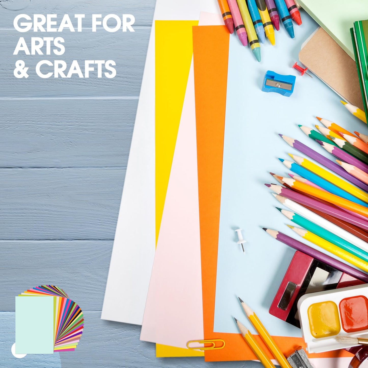 Spakon 150 Packs Colorful Poster Board Bulk 15''x 10 Posterboard Paper for Crafts DIY Drawing Art Display Board Classroom School Craft Project Presentation