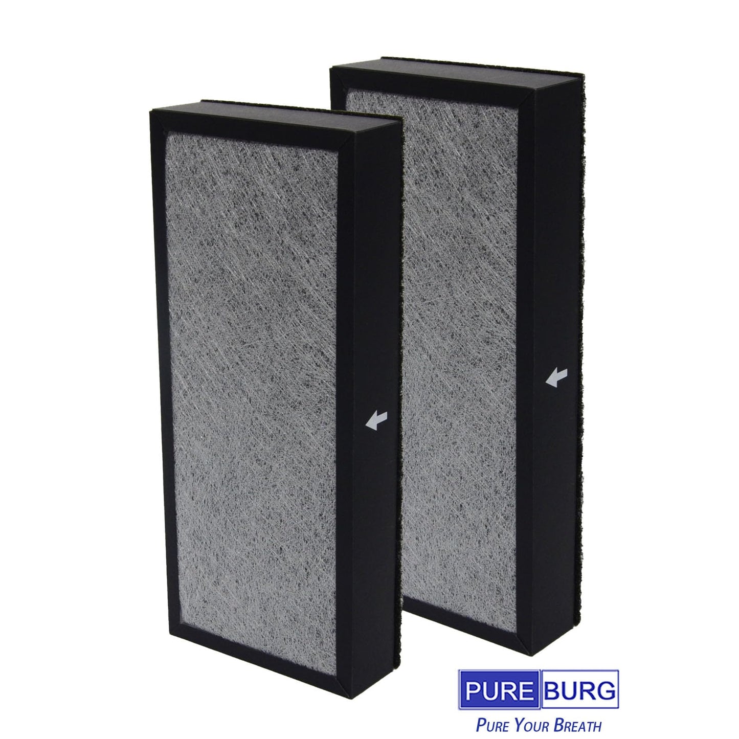 PUREBURG Replacement Filter Compatible with Alen T100 T300 Air Purifiers,2-Pack H13 HEPA & Activated Carbon Pre-Filter Air Clean TF30-Silver TF30-Fresh & TF15-Pure