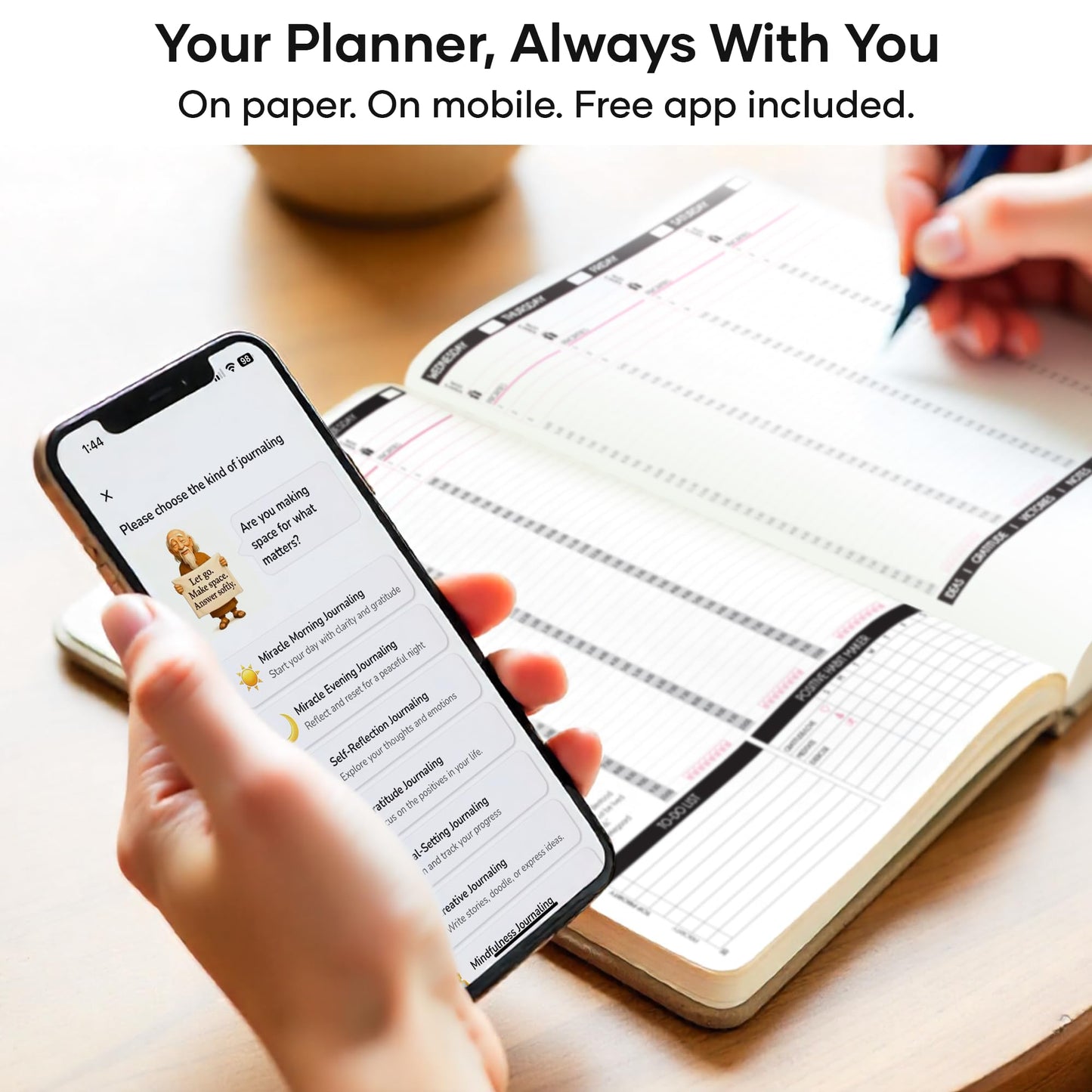 Manifestation Journal – Hourly, Weekly & Monthly Planner | 12-Month to Increase Productivity, Life Organizer & Goal Planner | Spiral Journal, Habit Tracker, Foldable Vision Board, Gift Box & Stickers