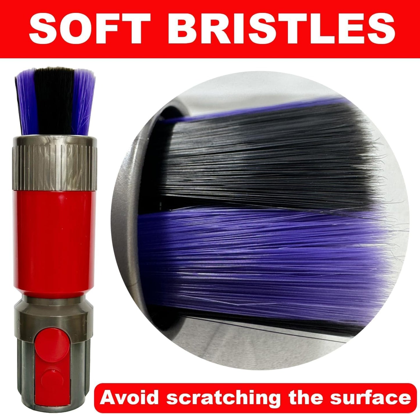 Replacement Attachments for Dyson V7 V8 V10 V11 V15 - Vacuum Accessories for Home and Car Cleaning
