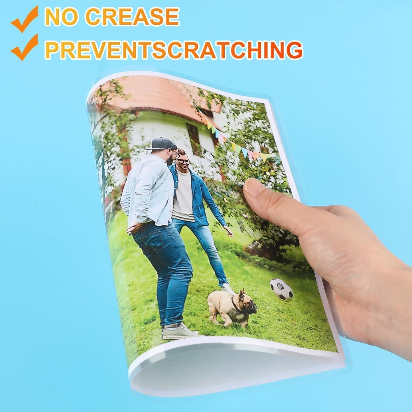 CAREGY 300 Pack Laminating Sheets, Hold 11 x 17 Inch Sheet, 3 Mil Clear Thermal Laminating Pouches 11.5 x 17.5 Inch Lamination Sheet Paper for Laminator, Round Corner