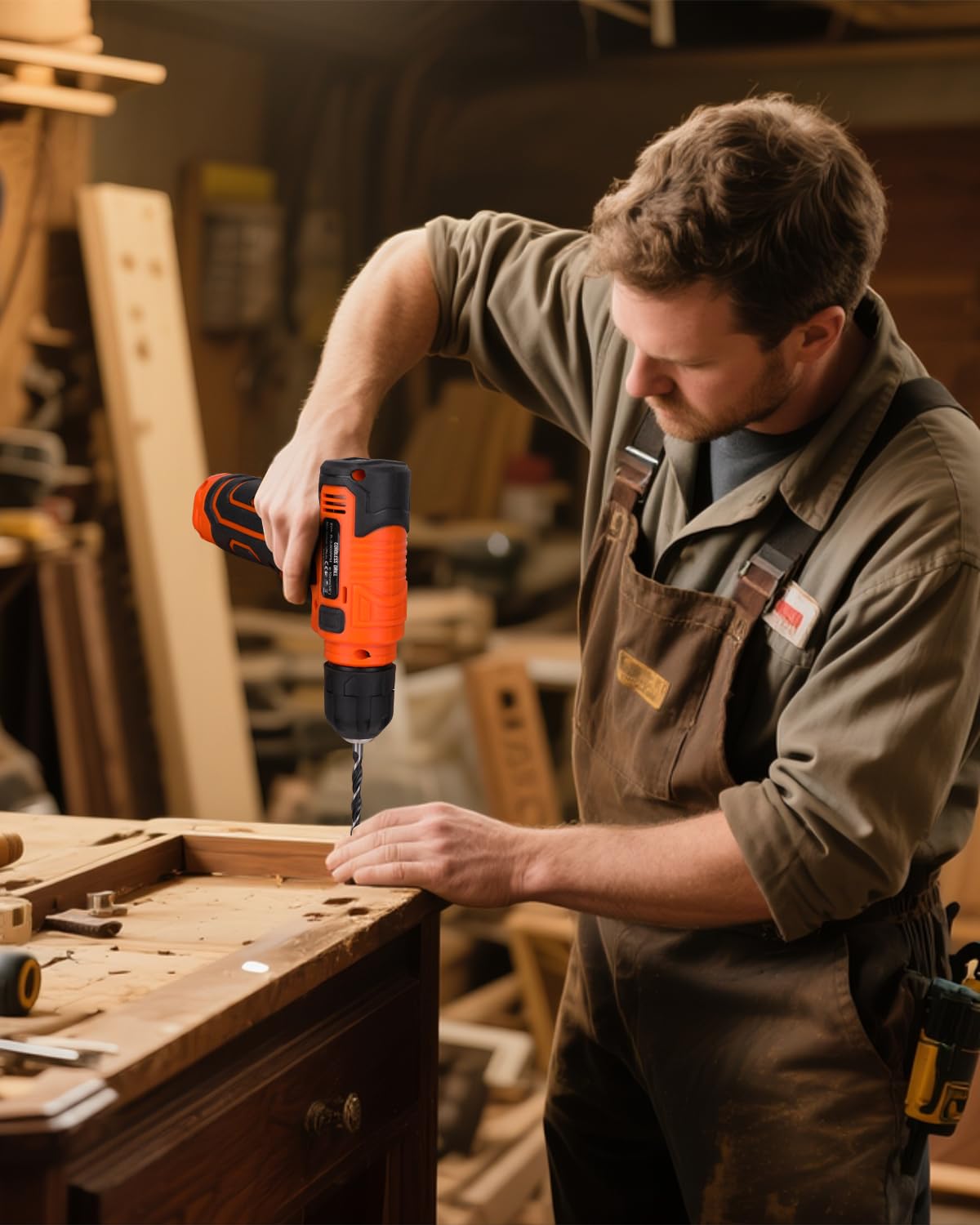 139-Piece Tool Set - Tool Kit with 8V Cordless Drill Driver in ToolBox Storage Case, General Household Drill Set for Home Repairs, Handyman, DIY Projects