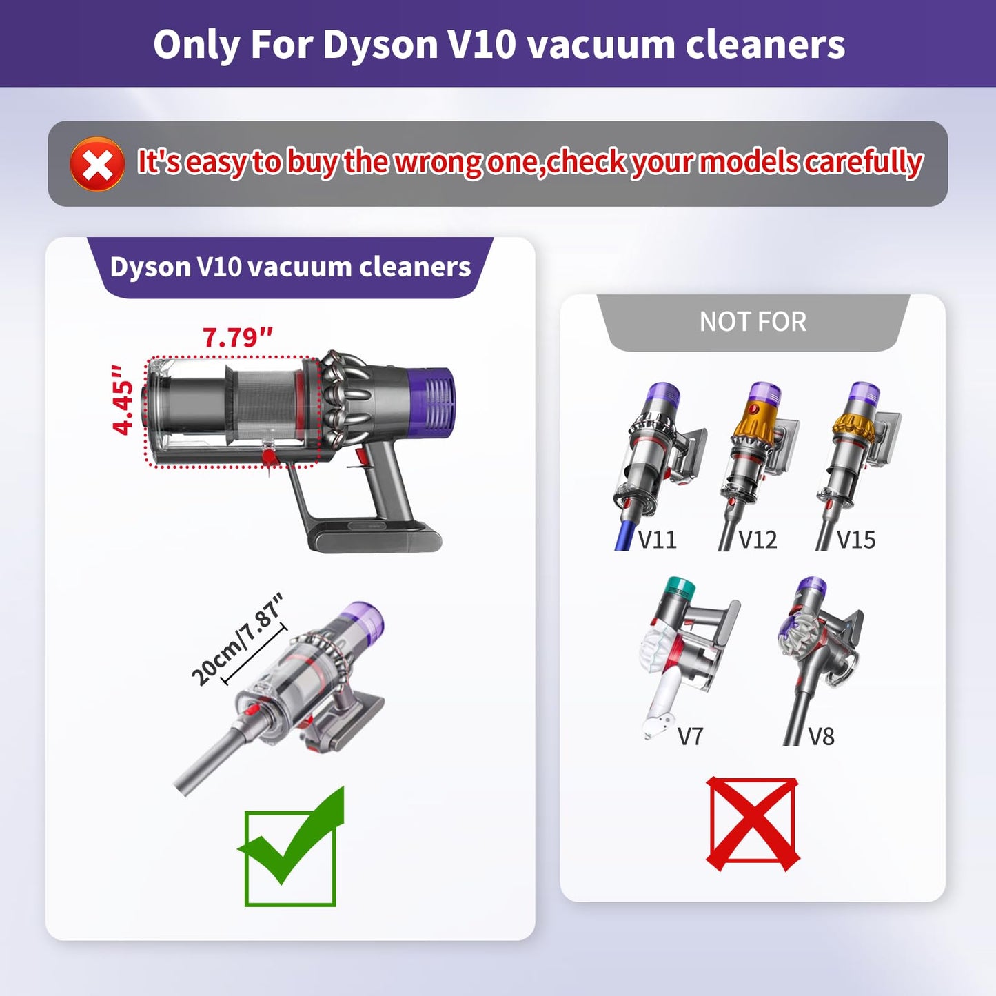 Upgraded Dust Bin Replacement Compatible With Dyson V10 SV12 Animal and Absolute Models Only,Canister Bin for Part No.969509-01 with 1 HEPA Filter