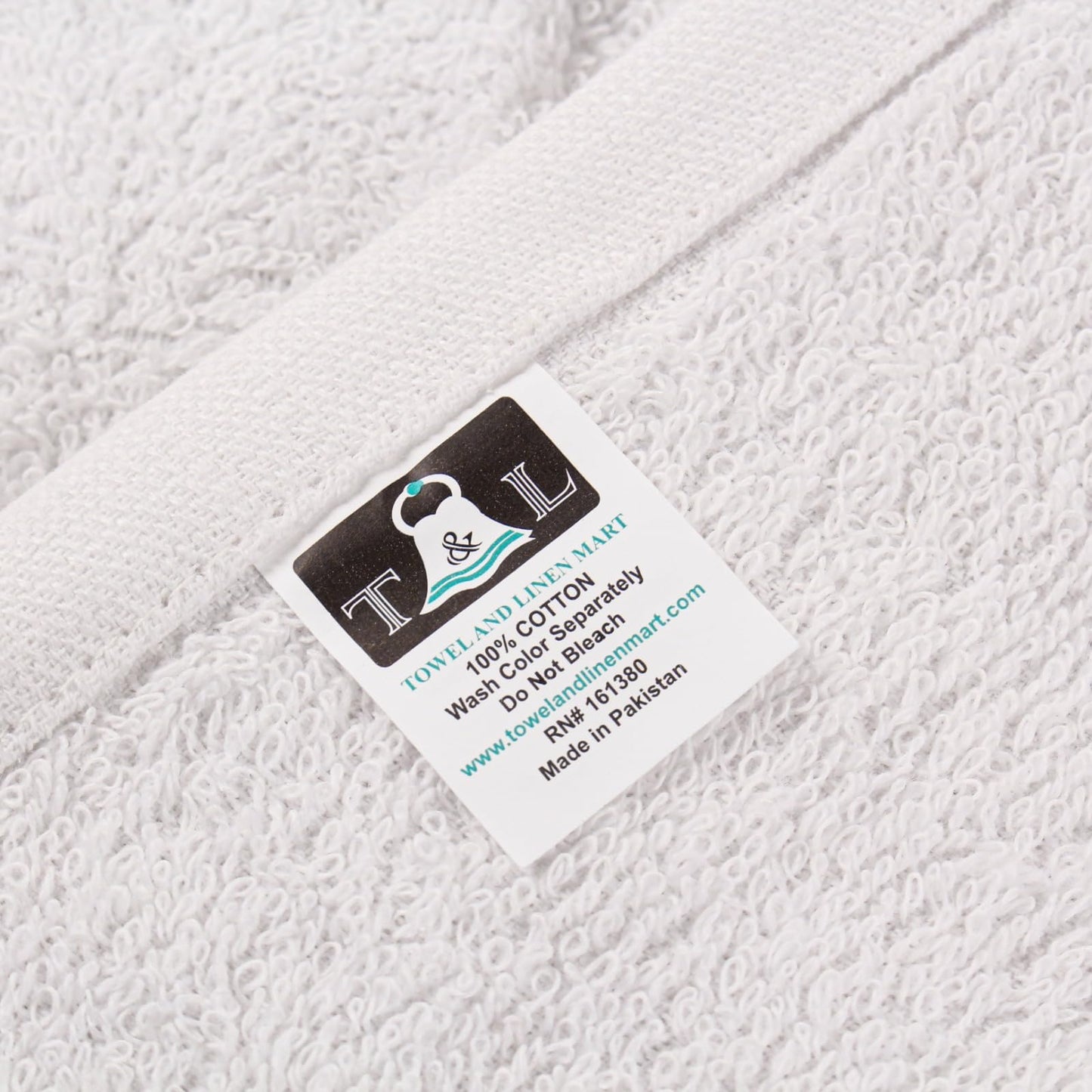 Towel and Linen Mart 100% Cotton White 6 Pack Bath Towel Set, Quick Dry, Super Absorbent, Light Weight, Soft Feel for Hotel, Spa and Bathroom (27 X 54) (White, 27 x 54 6 Pack)