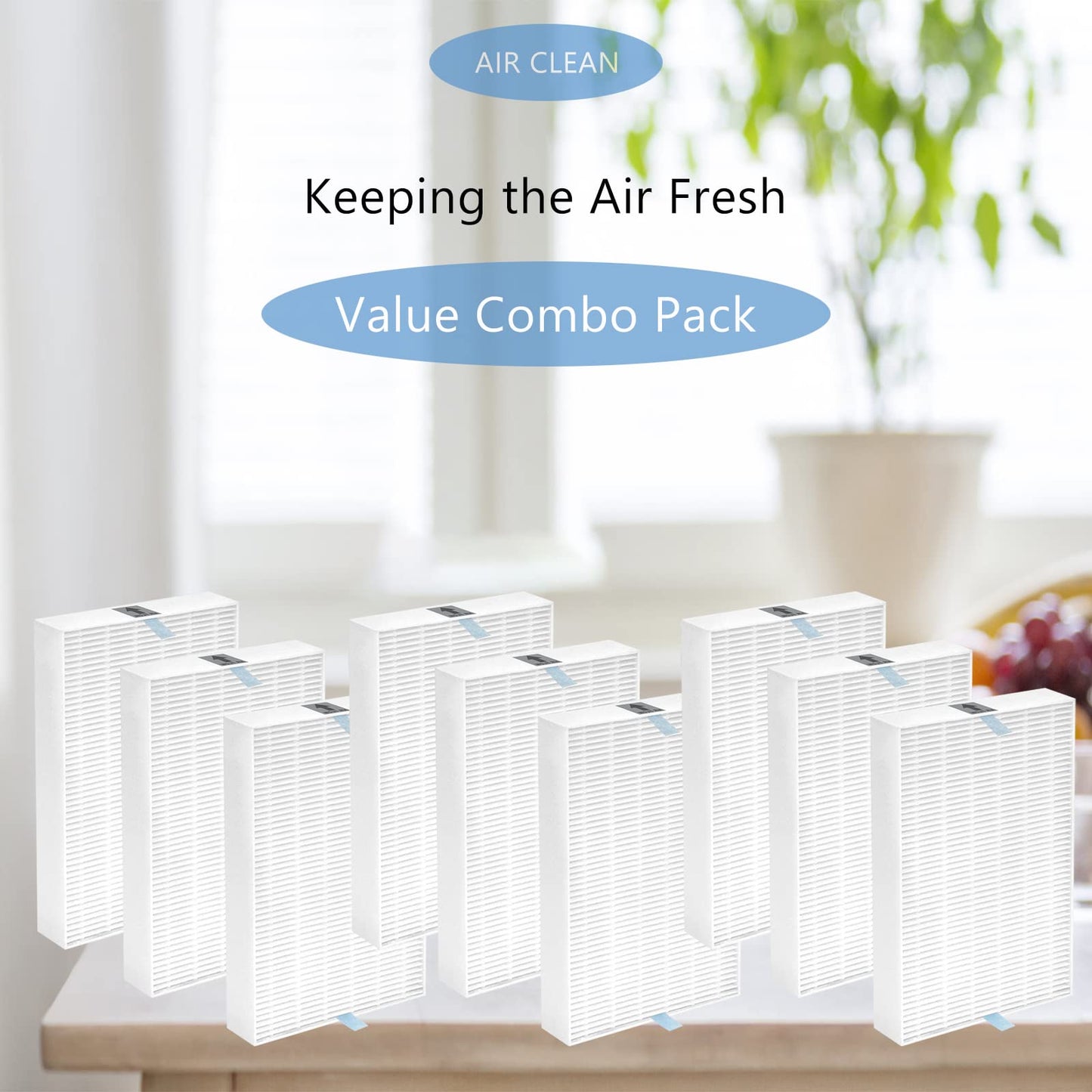 HPA300 HEPA Replacement Filter R Compatible with Honeywell HPA300, HPA200, HPA100, HPA090 Series and HPA5300 Purifier, True HEPA Filter R (HRF-R3 & HRF-R2 & HRF-R1, 9 Pack)