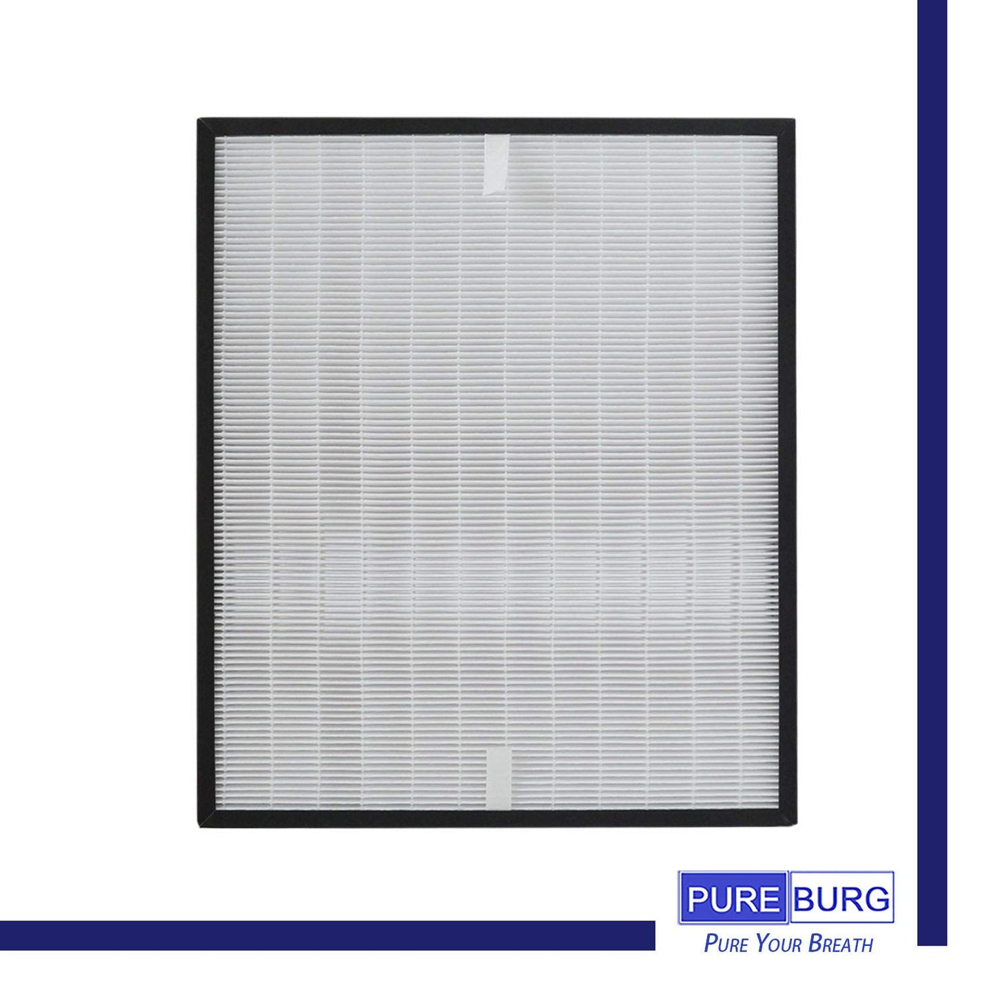 PUREBURG AP350F Replacement Filter Compatible with Envion Allergy Pro AP350 Air Purifier, H13 HEPA High-efficiency Air Clean Dust 1-Pack