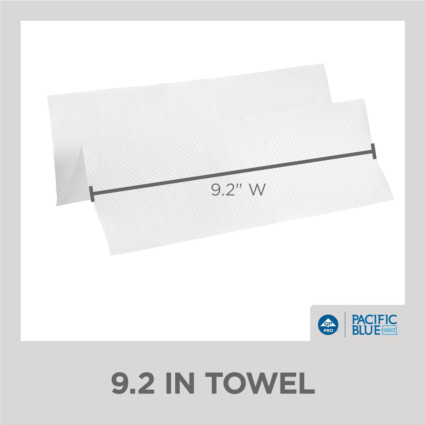 Georgia-Pacific Pacific Blue Select Multifold Paper Towels by GP PRO (Georgia-Pacific), 20389, 250 Paper Towels Per Pack, 16 Packs Per Case