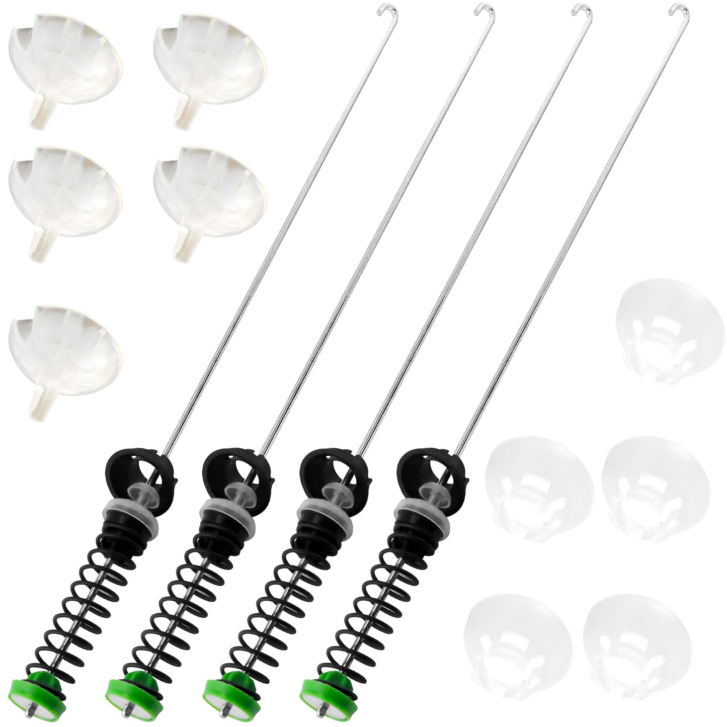 MVWX655DW2 WTW5000DW2 MVWC555DW1 WTW5000DW1 MVWC565FW1 Washer Suspension Rod kit fit for May.tag Whirlpool Washer MVWC565FW1 MVWC565FW2 WTW5000DW3 W10594080 W10748956 W10780040 W11130362 by TOMOON