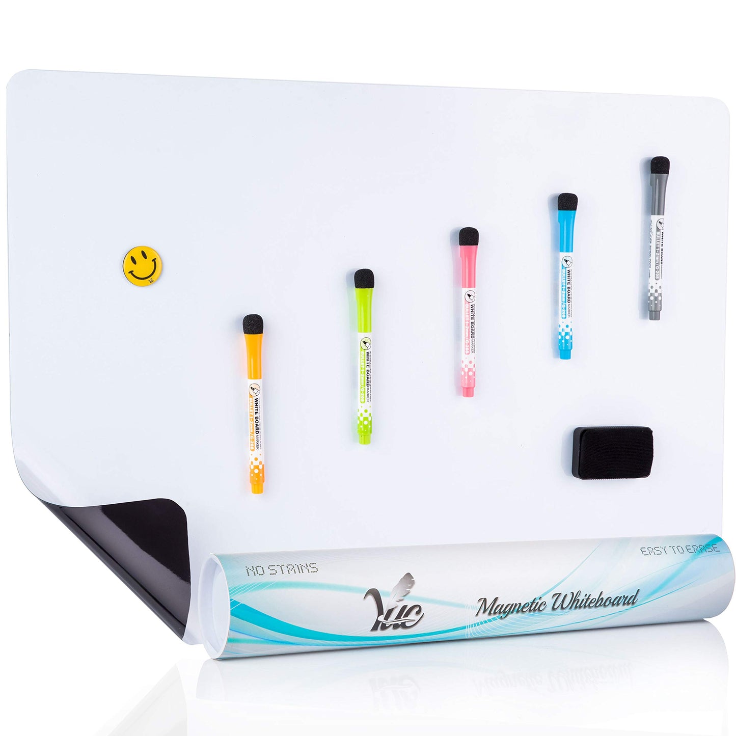 25x17 inch - Magnetic whiteboard for the Fridge - Magnetic Dry Erase Board - Fridge whiteboard - Refrigerator whiteboard - White Board for Fridge - Dry Erase Board Magnetic - Magnetic White Board