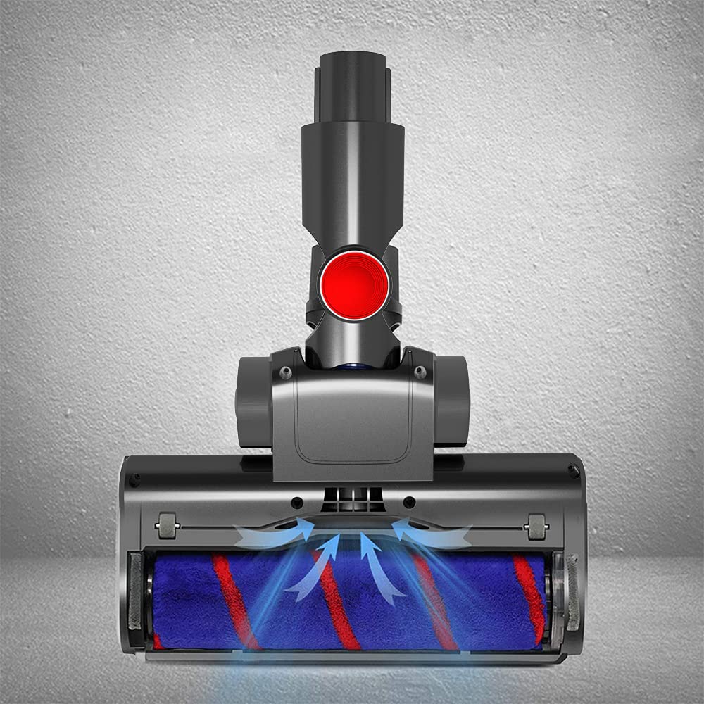 v6 Brush Head Replacement Parts for Dyson Vacuum Attachments v6 DC74 DC62 DC61 DC59 DC58 sv07 Hardwood Floor Animal Fluffy Absolute Motorhead with 4 Lights, DC48/DC63 NOT Compatible