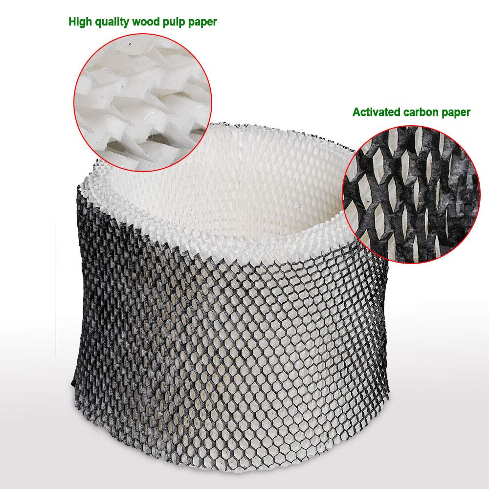 HIFROM Replacement Wick Humidifier Filter Replacement for Holmes HM3500, HM3501, HM3600, HM3608, HM3640, HM3641, HM3650, HM3655, HM3655BF, HM3656 Replace HWF75 HWF75CS HWF75PDQ-U - Filter D (4 Pcs)