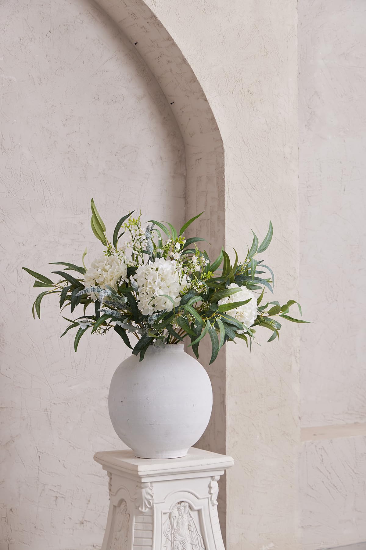 MISSPIN Artificial Flowers with Greenery Stems Faux Plants Indoor Branches for Tall Vase Ultra-Realistic, 13 Pcs Wedding Centerpieces, Home Decor & DIY Bouquets