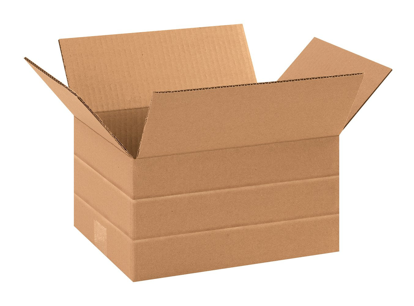 Box USA MD1186 Multi-Depth Corrugated Cardboard Box 11 1/4" L x 8 3/4" W x 6" H, Kraft, for Shipping, Packing and Moving (Pack of 25)