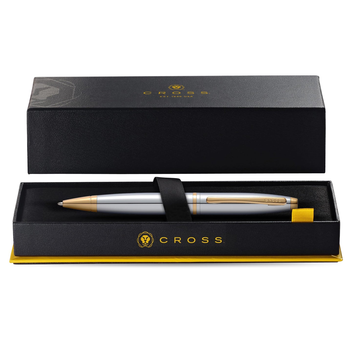 Cross Calais Medalist Ballpoint Pen - High-End Pen for Everyday Use - Professional Desk Essential - Smooth Writing - Durable Construction - Black Ink - Gift Box Included