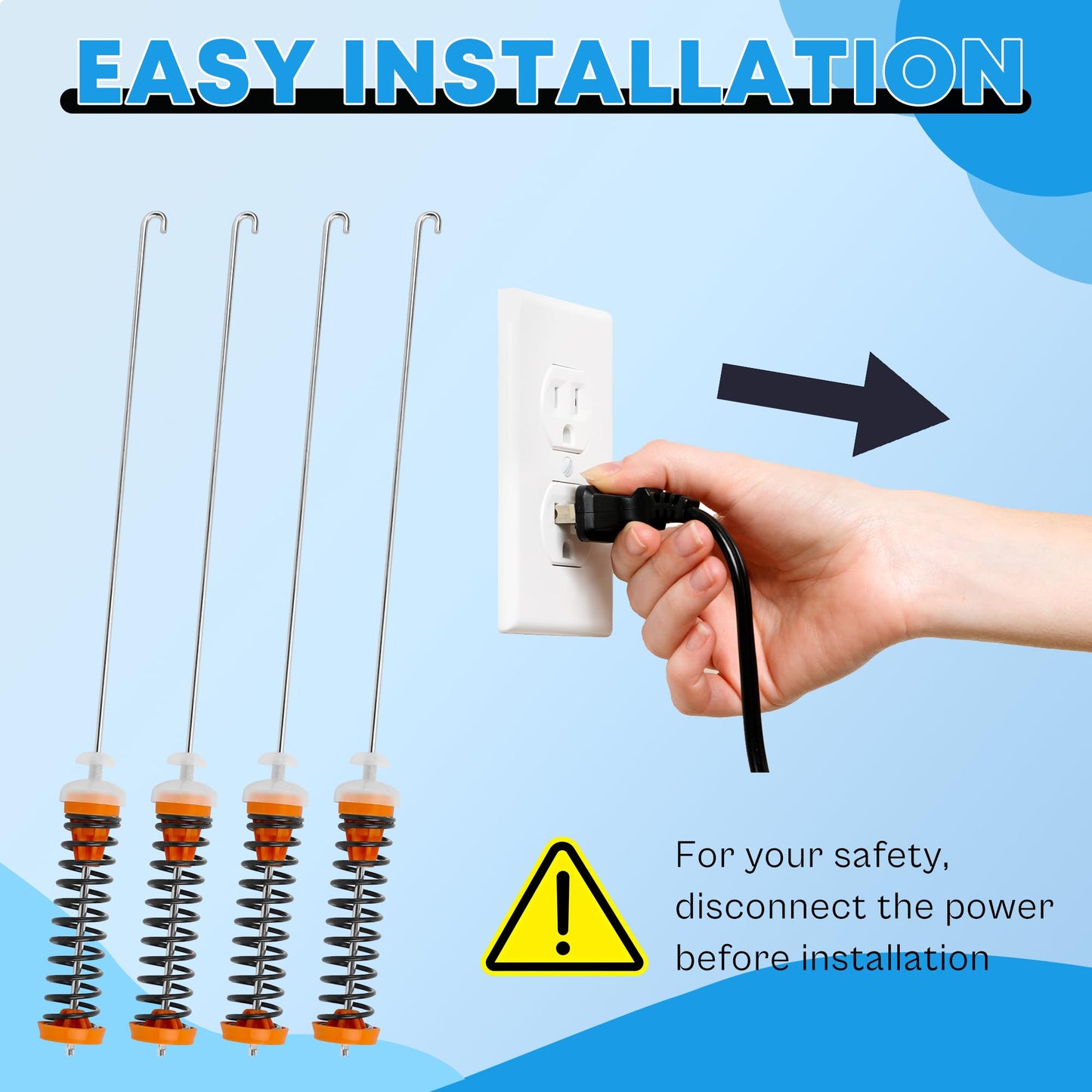 Upgraded MVWB765FW3 MVWB765FW4 WTW7500GC2 W11130359 Washer Suspension Rod Kit for Maytag Whirlpool Kenmore Washer WTW7040DW0 MVWB765FC3 7MWTW7000EW0 7MWTW7300EW0 WTW7500GW0 11026132413