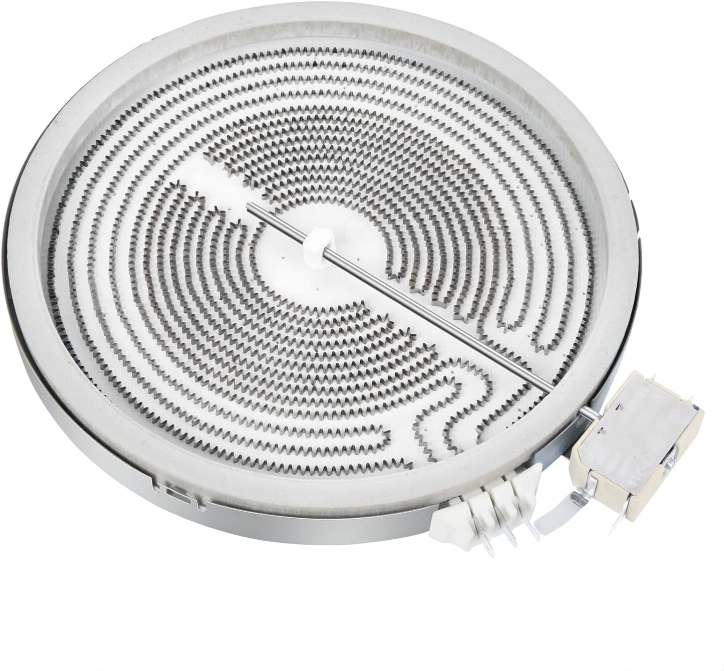 Upgraded WB30X24111 9in Dual Range Radiant Surface Element Compatible with GE Range radiant element 9in, Glass Cooktop Replacement Dual Radiant Surface Element Replace WB30T10133 AP5989975 4465256