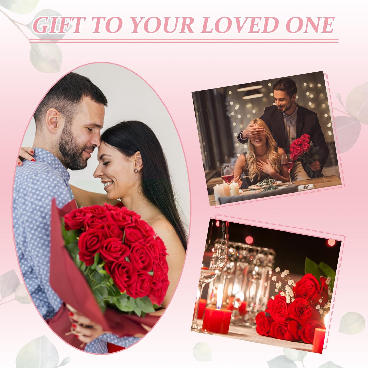 Cliselda 72pcs Red Roses Artificial Flower in Bulk, Realistic Velvet Silk Faux Roses for Wedding Centerpieces, Bridal Bouquets, Home Decor, Anniversary, Valentine's Day Gifts, Mohter's Day Decorations