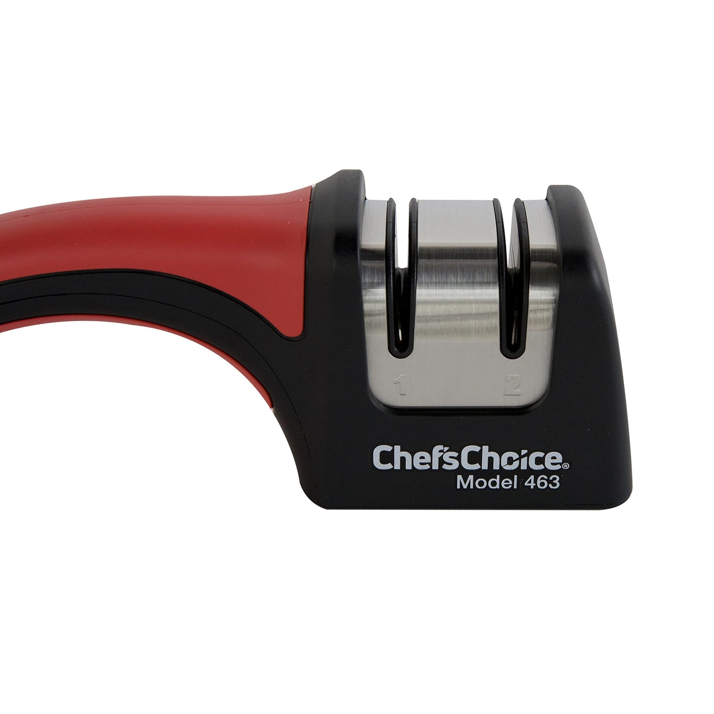 Chef'sChoice Professional Manual Knife Sharpeners Pronto Hone for 15-Degree Straight-Edge and Serrated Knives with Precise Angle Control & Compact Footprint, 2 Stage, Black