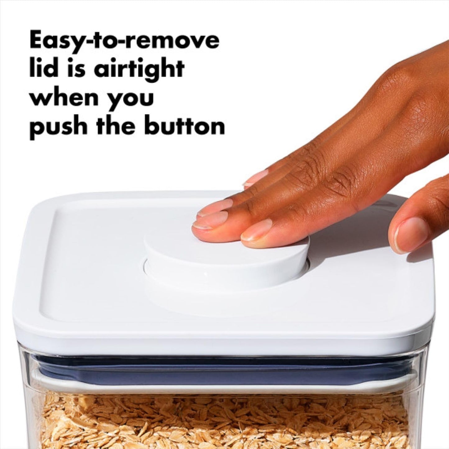 OXO, Good Grips Pop Container - 4.4 Qt/, Airtight Food Storage Containers, 142 Fl Oz