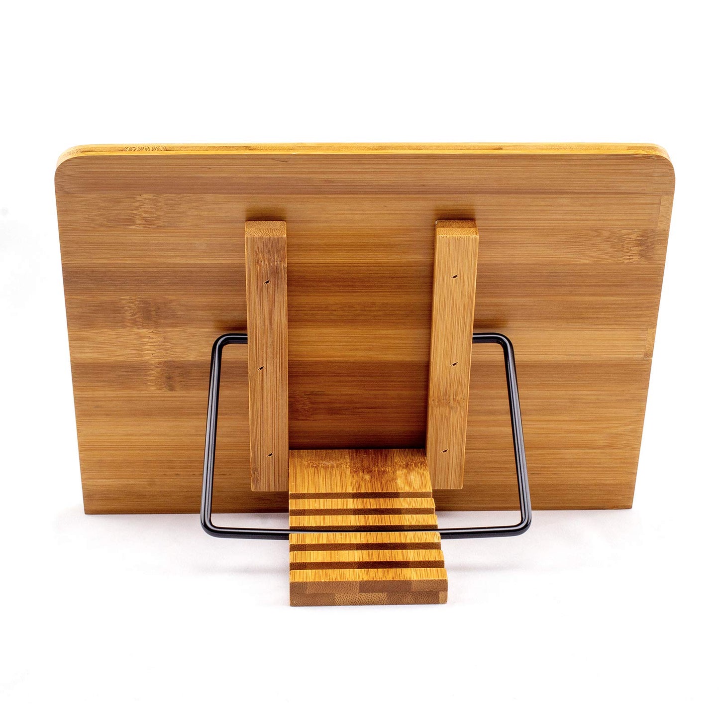 (19.68 x 14 Inches) Extra Large A+ XL Bamboo Book Stand for Textbooks Reading Hands Free,Cookbook Stand,Laptop,iPad,Tablet PC,Music Book,with Adjustable Motherboard Angle