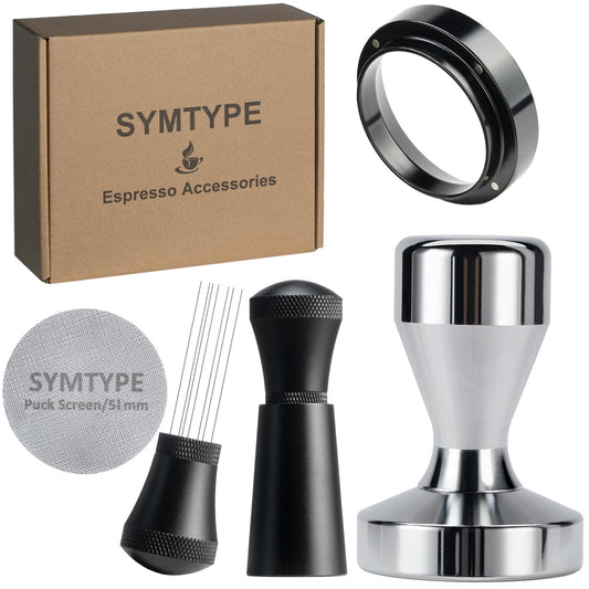 51mm Tamper Espresso Accessories Kit: Espresso Tamper Set, Tamper for Espresso Machine Coffee Tamper Espresso Tools Barista Tools | Espresso Kit Espresso Machine Accessories Fit 51mm Portafilters