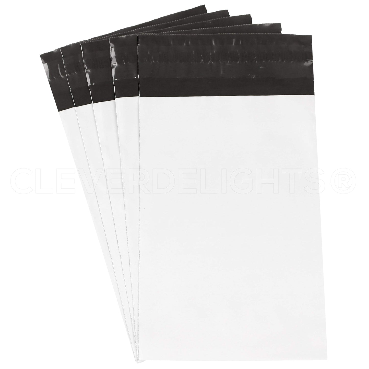 CleverDelights 4" x 6" Poly Mailers - 1000 Pack - Premium Self-Adhesive Shipping Bags