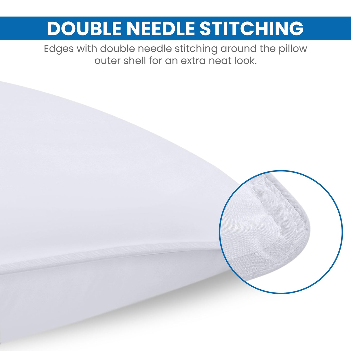 Utopia Bedding Bed Pillows for Sleeping (White), King Size, Set of 4, Hotel Pillow, Cooling Pillows for Side, Back or Stomach Sleepers