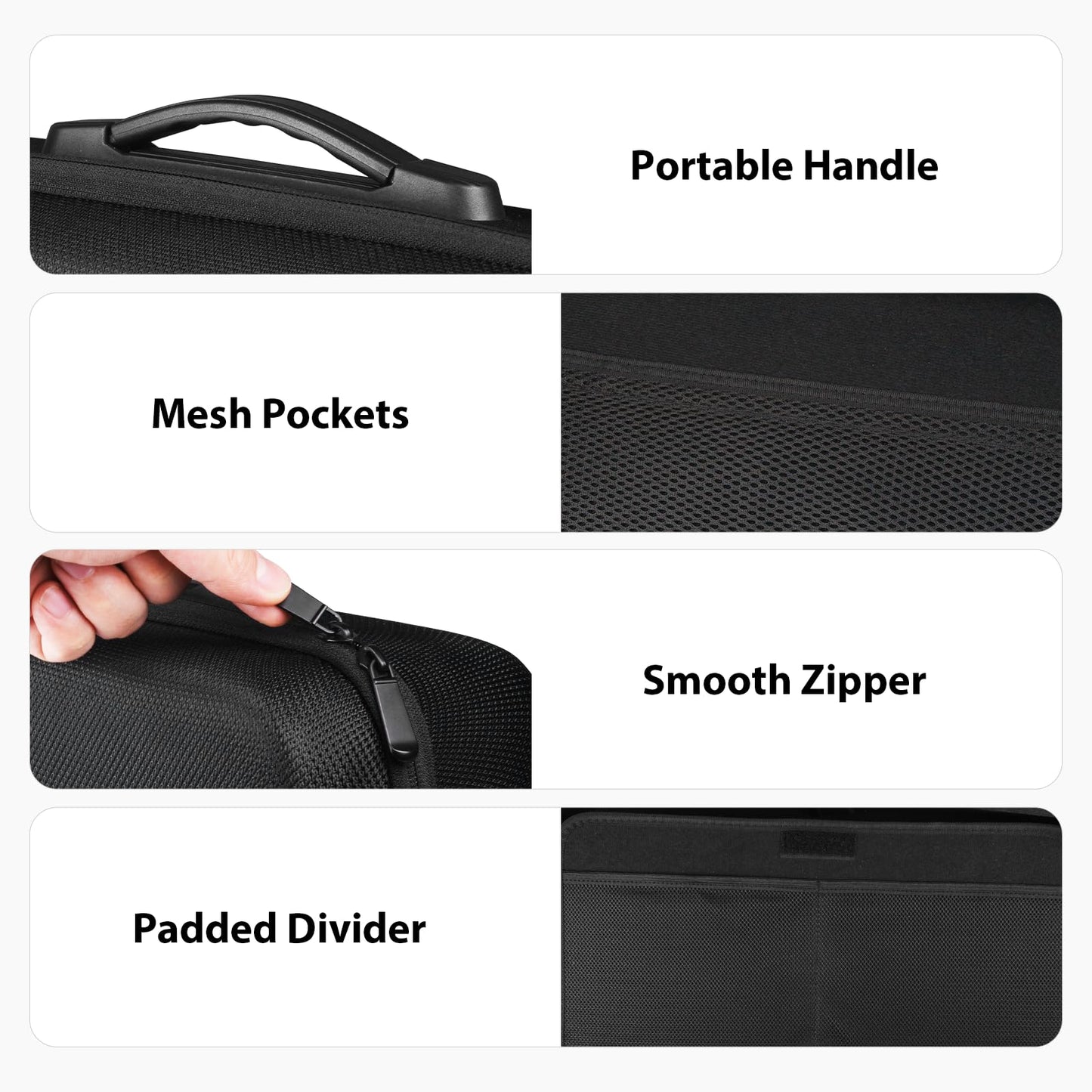 LVKAYCE Hard Travel Case Compatible with HP OfficeJet 250 All-in-One Portable Printer Wireless Mobile Printing CZ992A, Portable Printer Carrying Bag with Adjustable Shoulder Strap (Case Only)