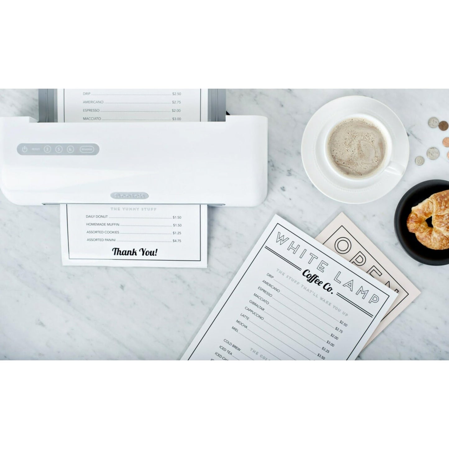 Scotch Thermal Laminating Pouches, Clear, Fits Letter Sized (8.9 in. × 11.4 in.) Paper, 150 Pouches