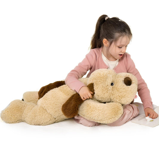 MaoGoLan Giant Dog Plush,31" Large Stuffed Animal Dog, Fluffy and Cuddly Stuffed Puppy Stuffed Animal Throw Pillow Toy Birthday for Girls Kids