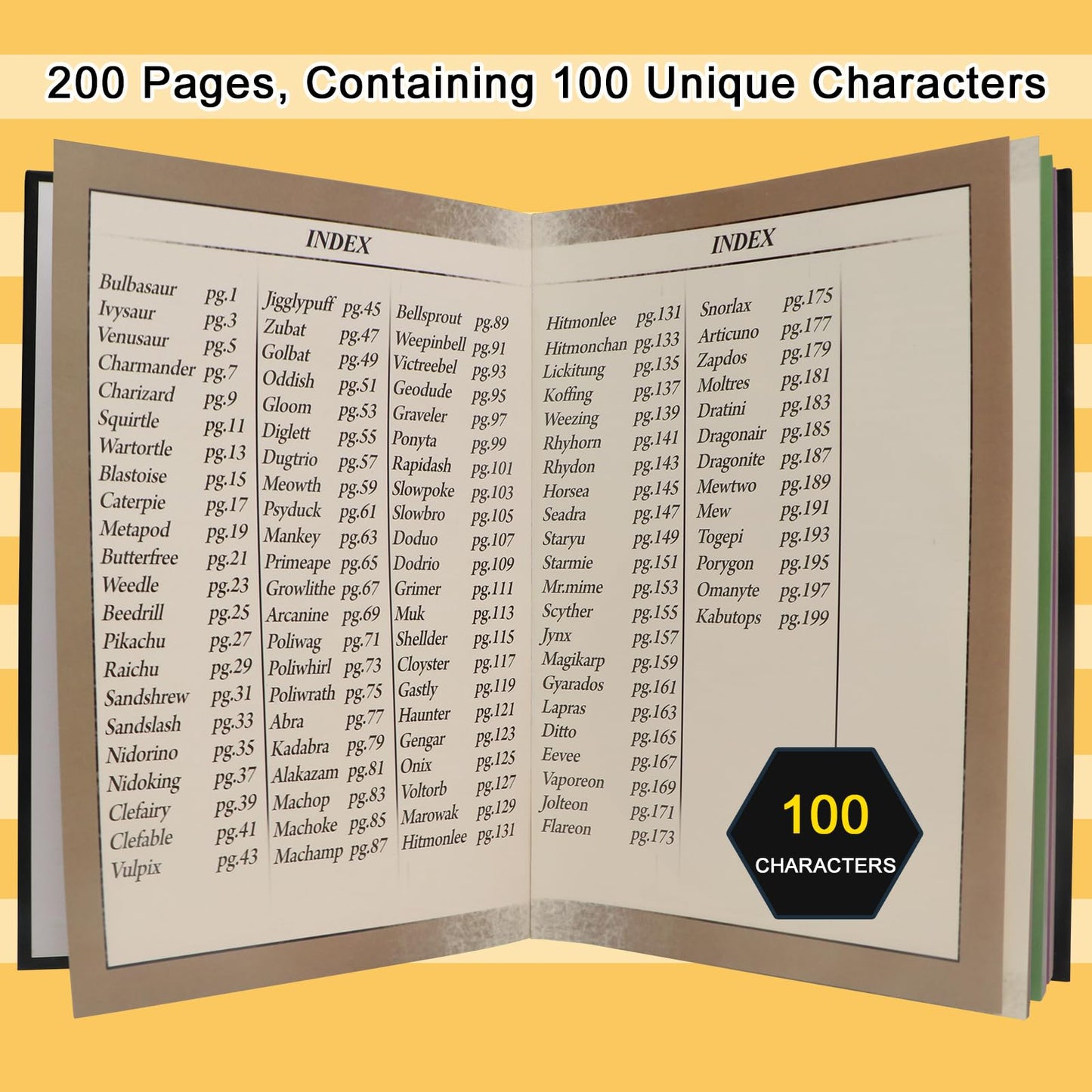 Pokenatomy Guide Book Desk Calendars - The Ultimate Pokenatomy Biology Study Companion, HD Printing, 200 Pages Covering 100 Classic Characters, Educational Birthday Gifts for Fans Kids Adults
